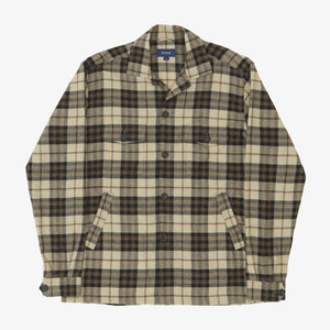 Wool-Cashmere Flannel Overshirt