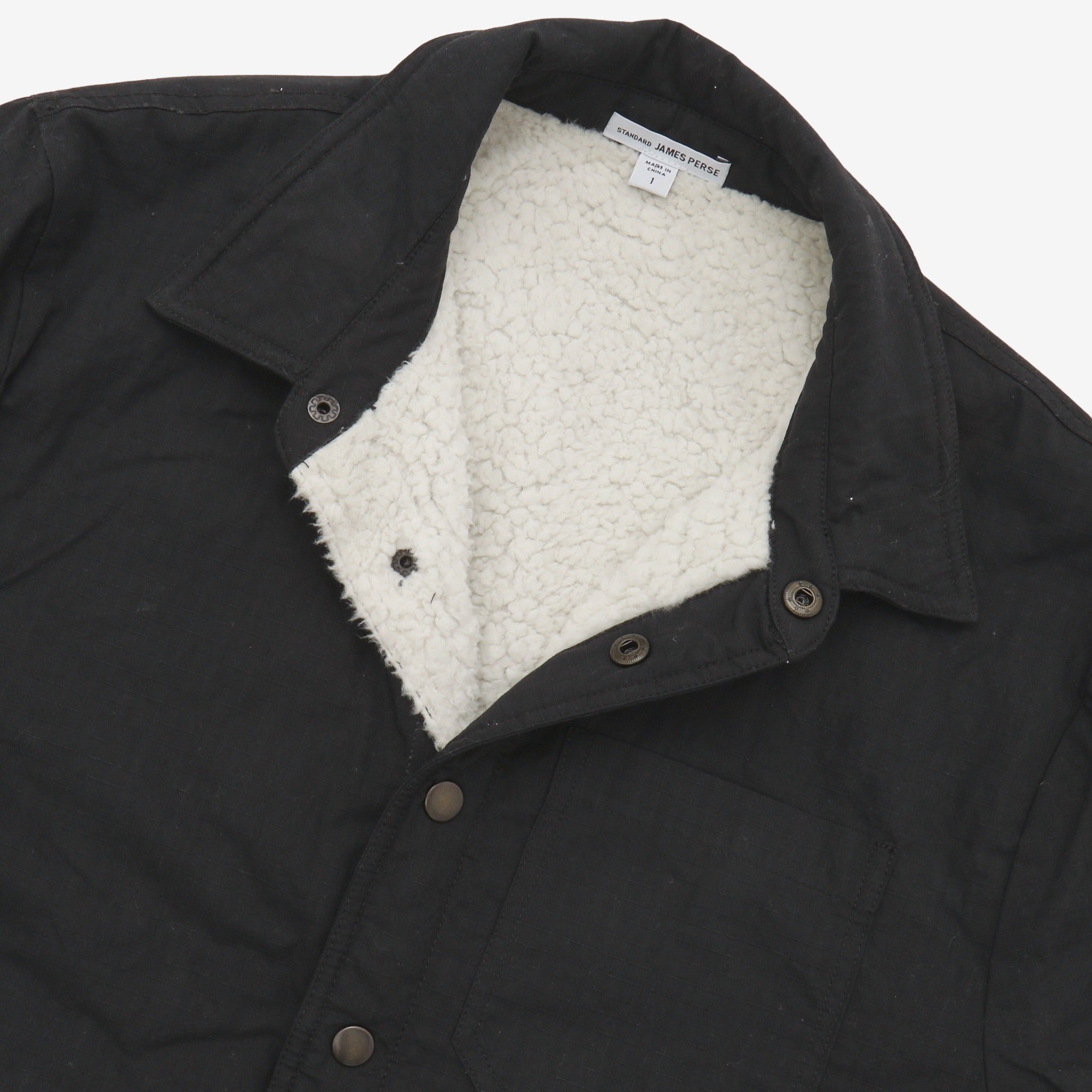 Fur Lined Button Up jacket