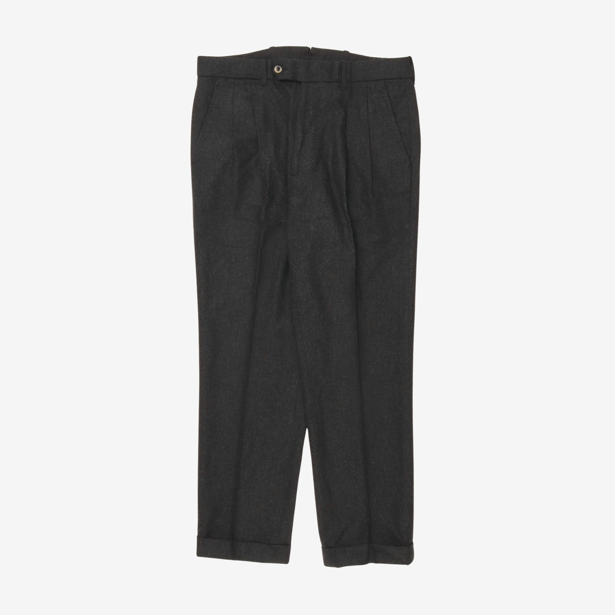 Single Pleated Trousers