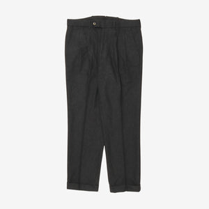 Single Pleated Trousers