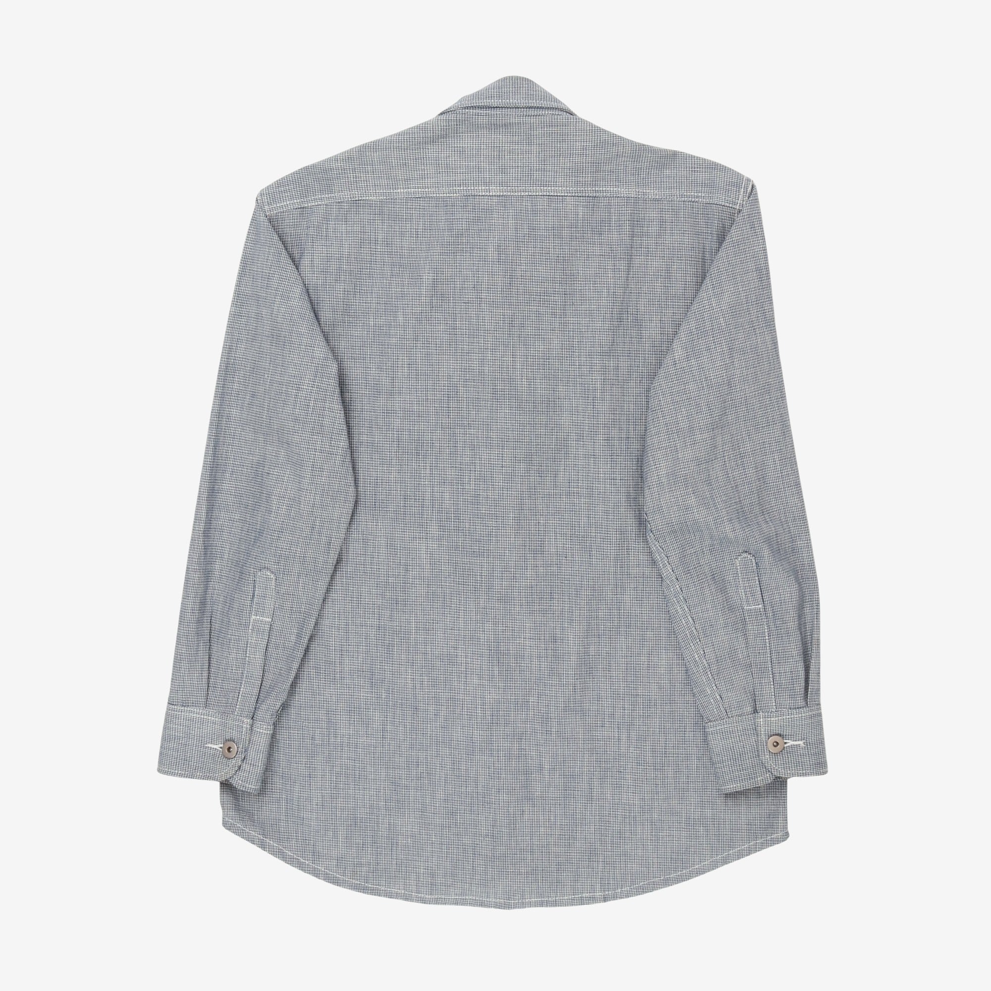 Houndstooth Denim Shacket