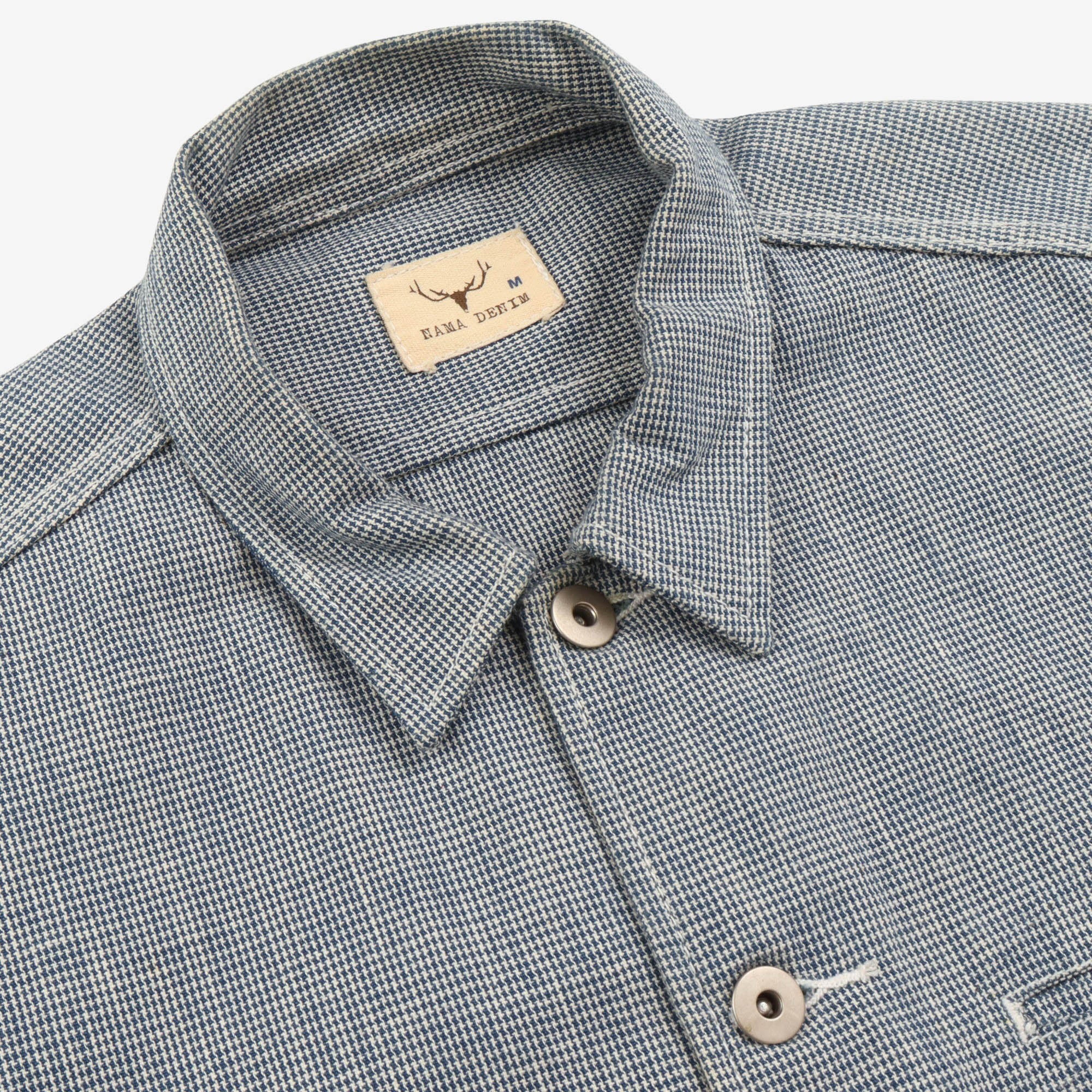 Houndstooth Denim Shacket