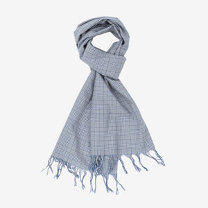 Check Silk Scarf