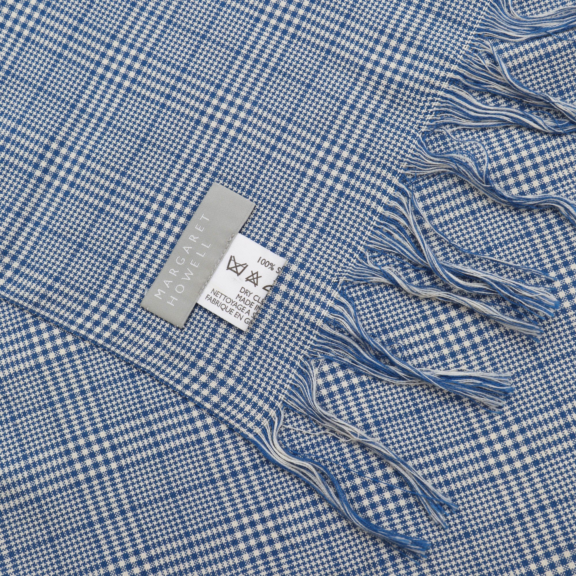 Check Silk Scarf