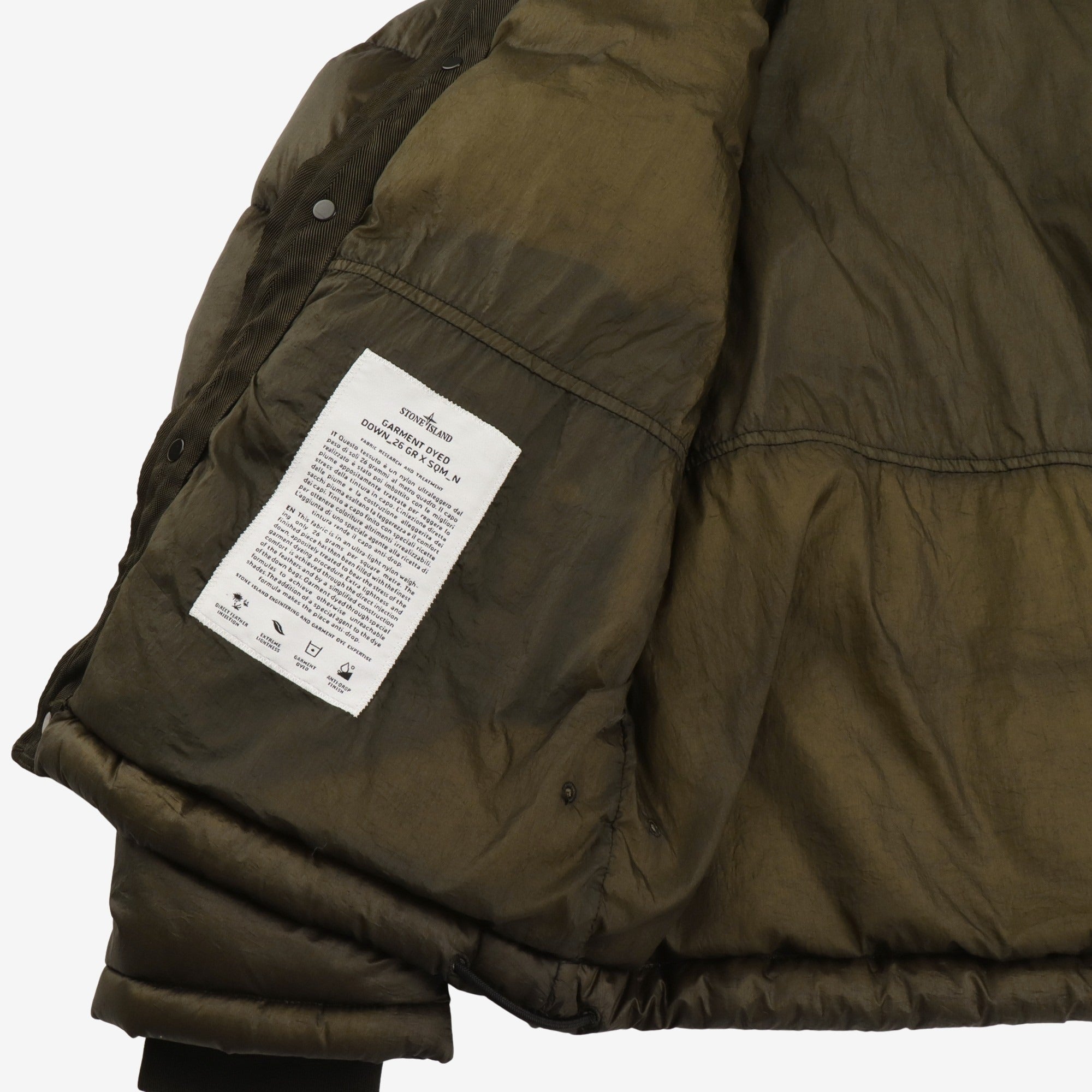 Garment Dyed Down Jacket