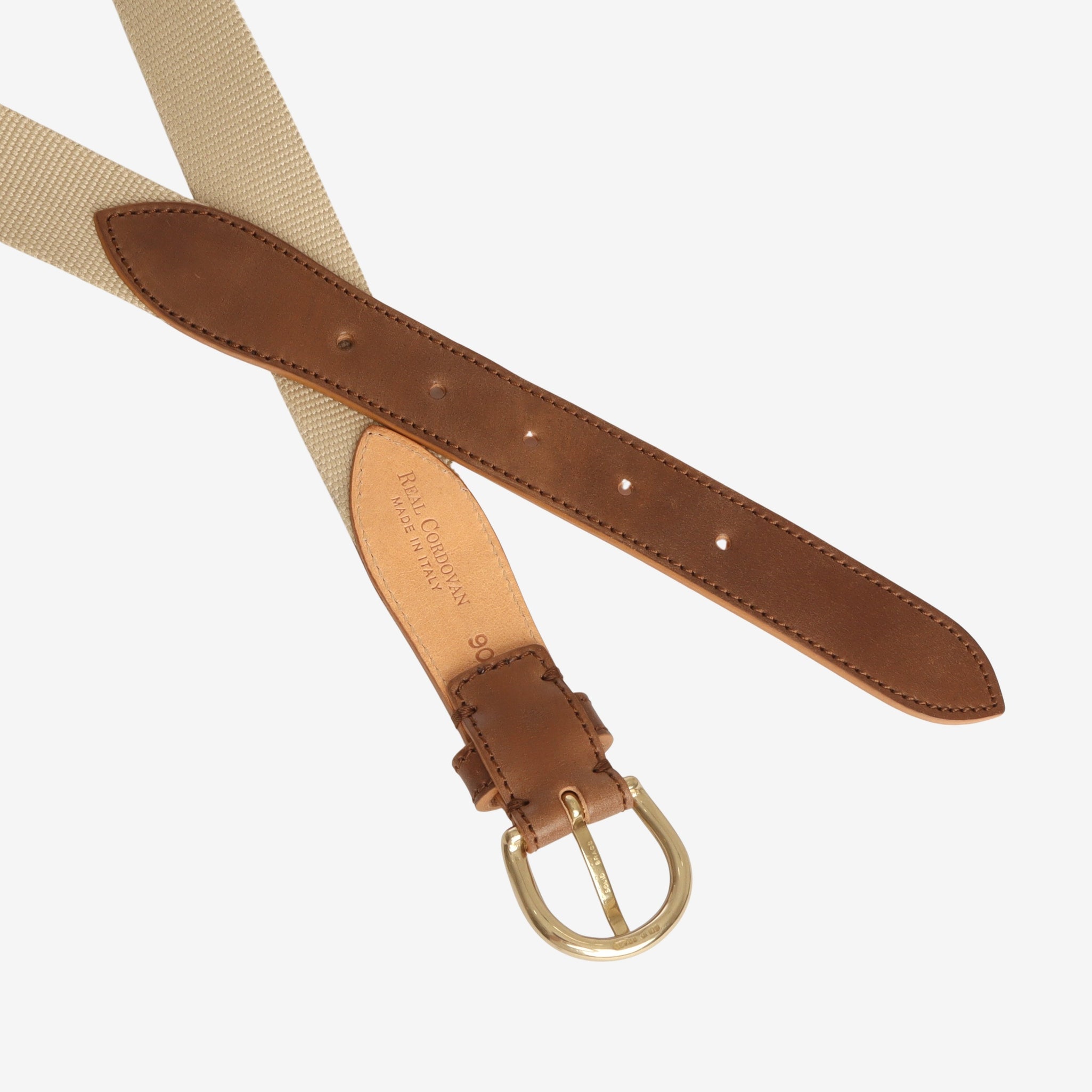 Cordovan Webbing Belt