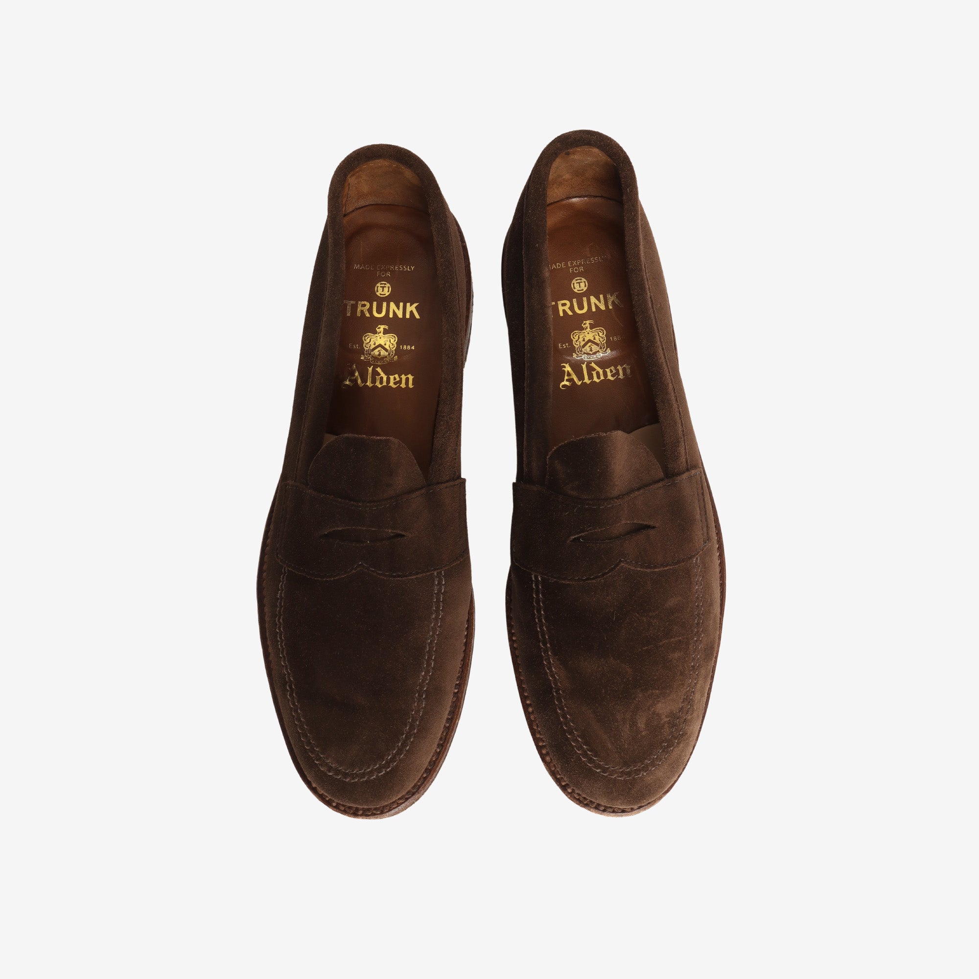 Unlined Suede Penny Loafer (Trunk)