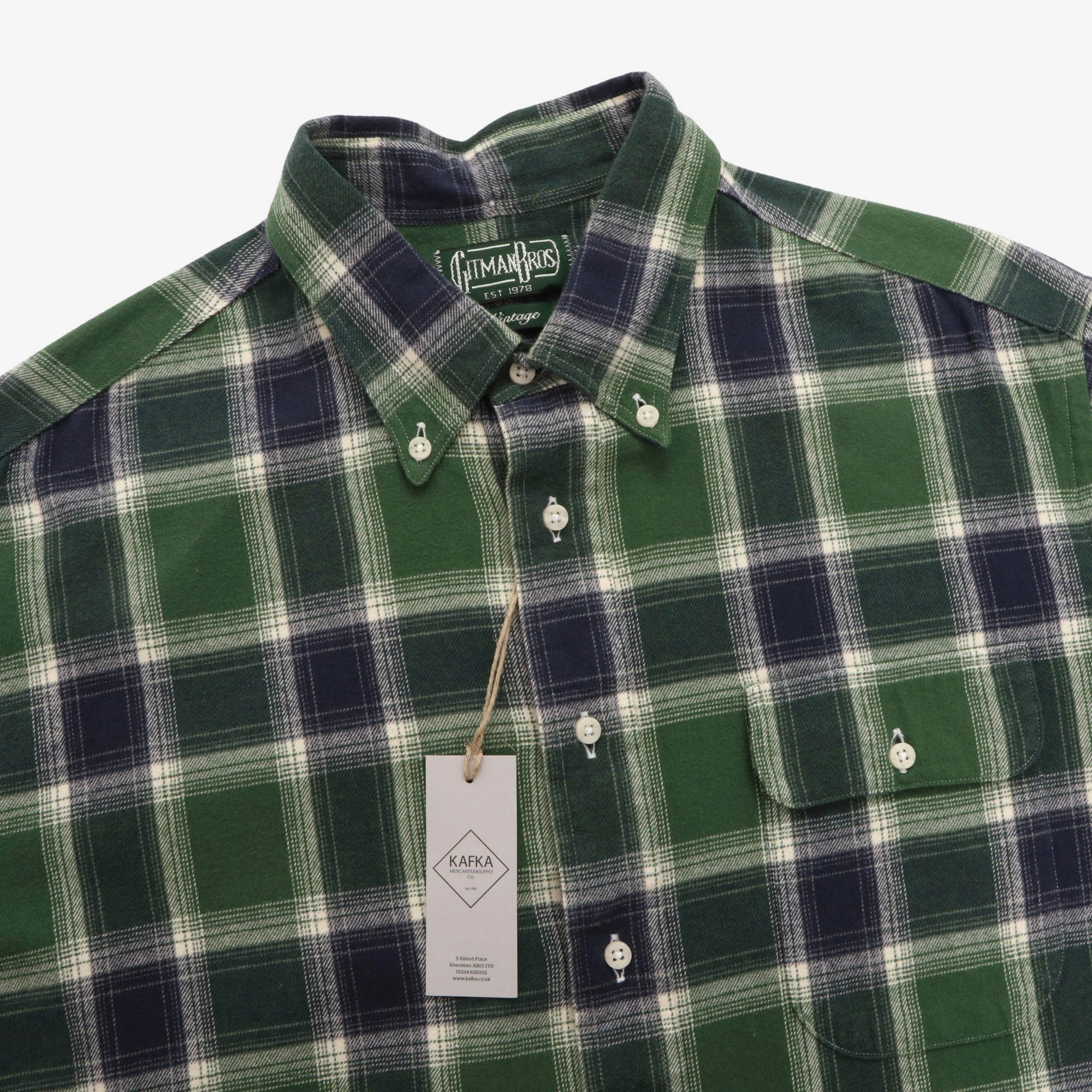 Flannel Plaid Worker Shirt