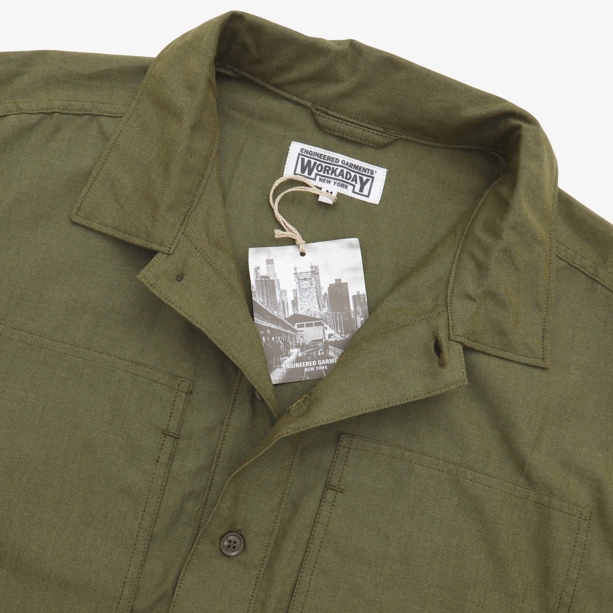 Workday Army Popover Shirt
