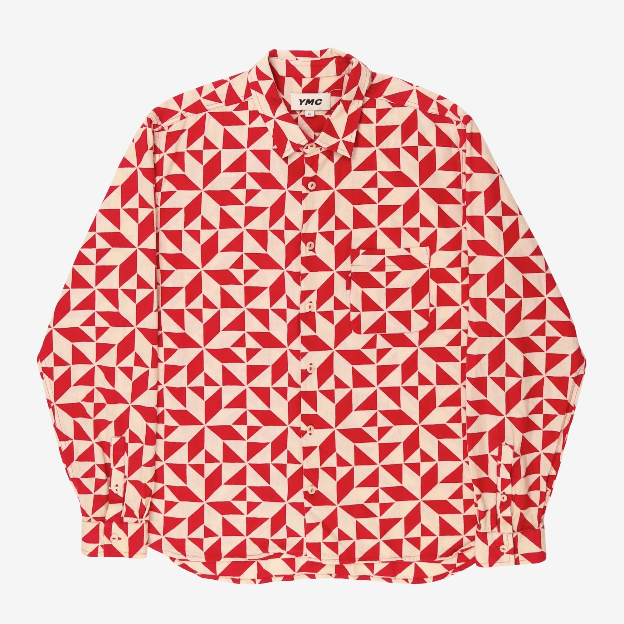 Flax Star Tile Print Shirt
