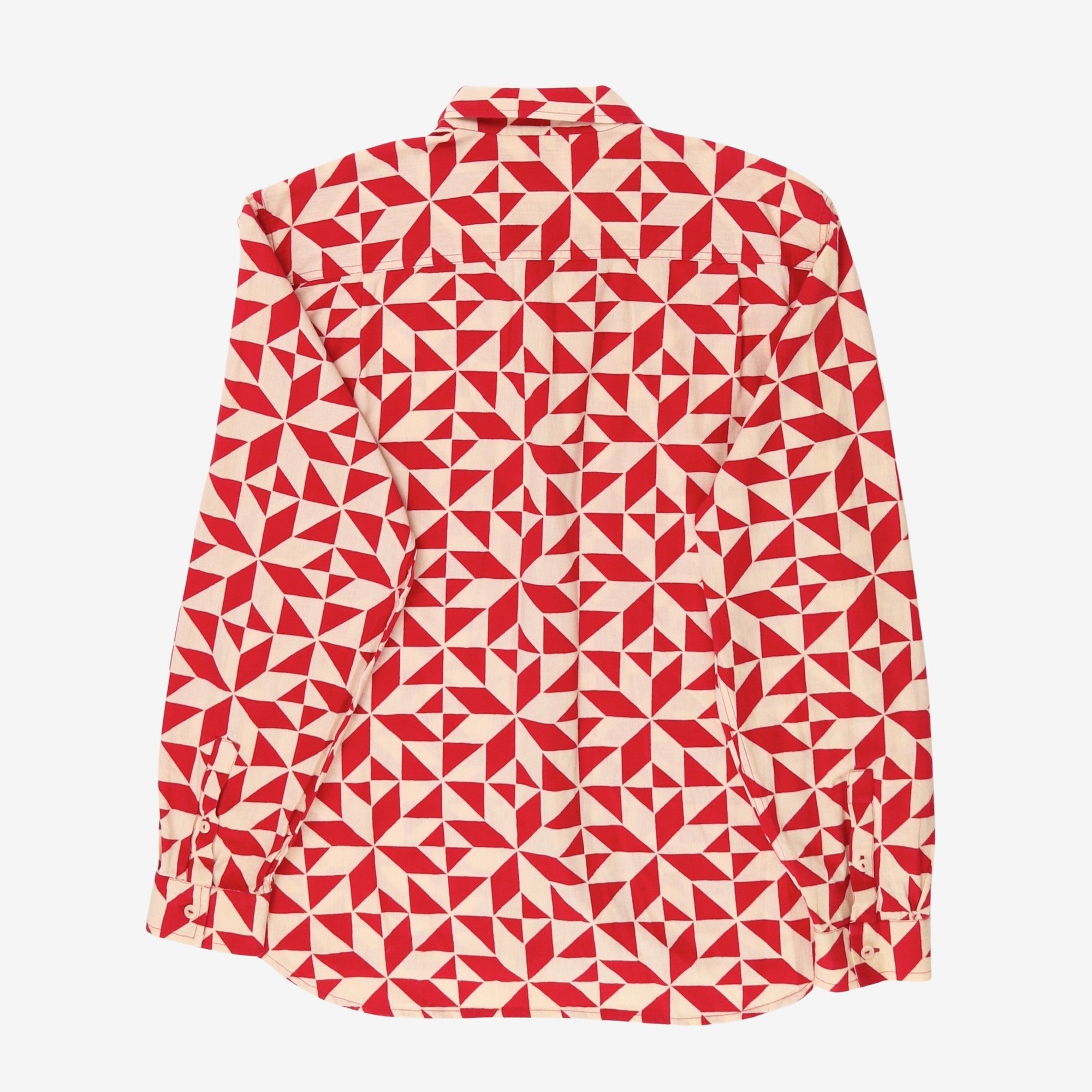 Flax Star Tile Print Shirt