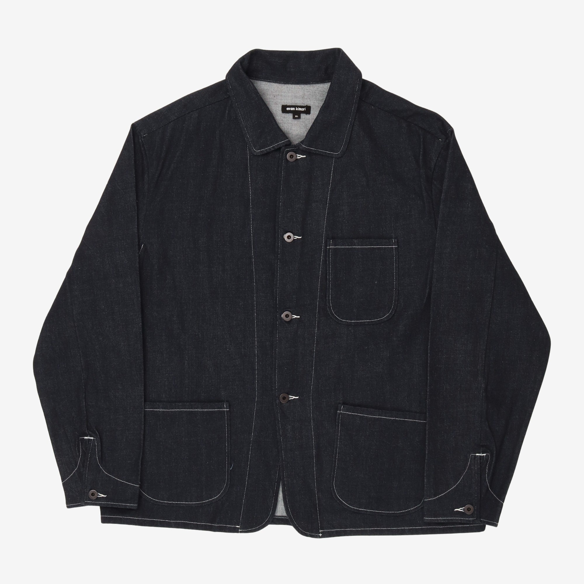 Denim Three Pocket Jacket