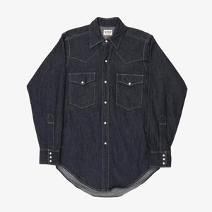 8oz Denim Pearl Snap Shirt