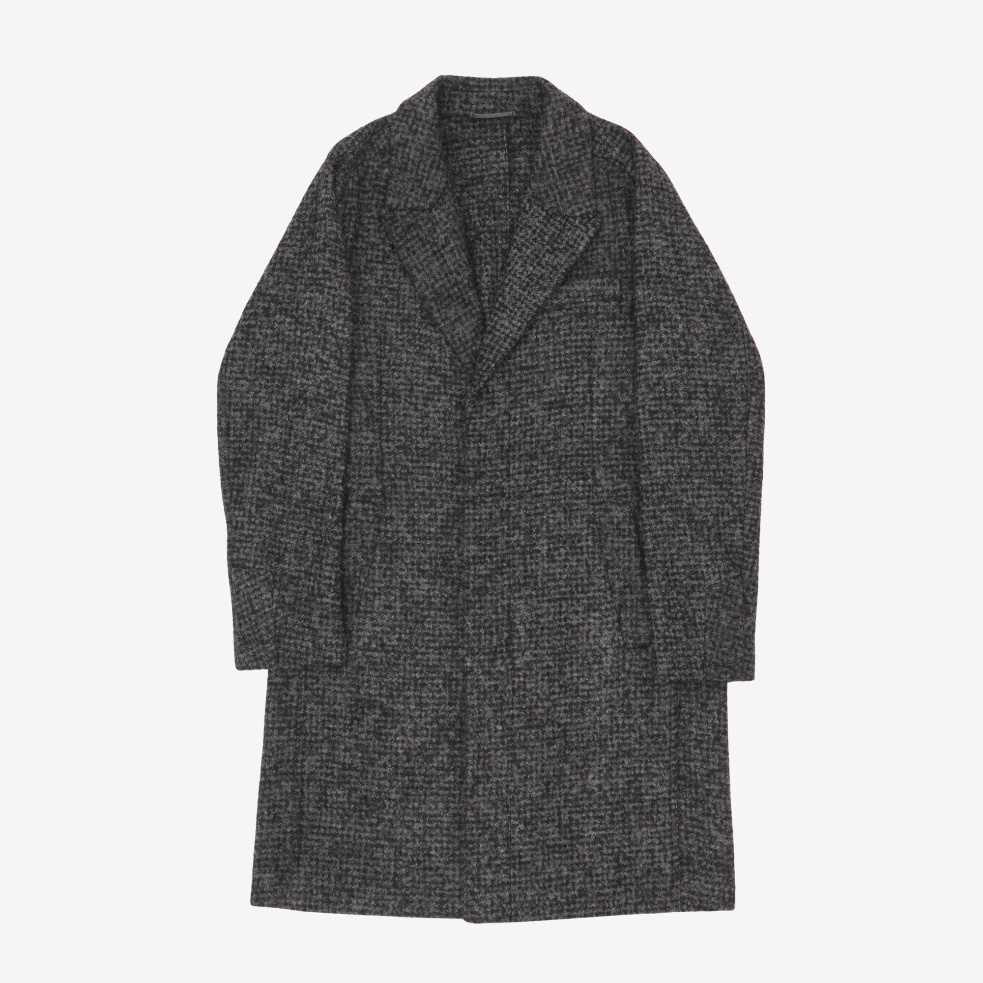 Mohair Blend Overcoat