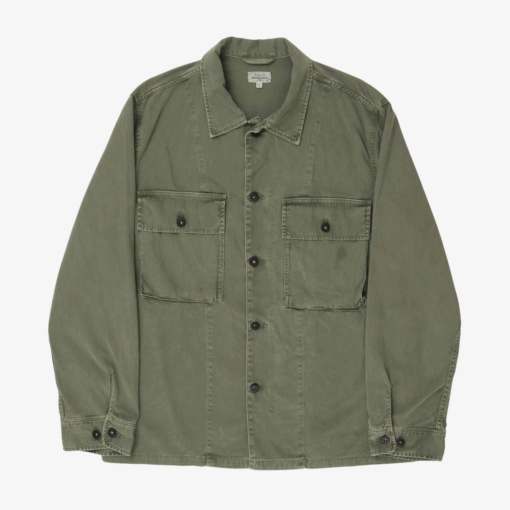 Dar Herringbone Overshirt