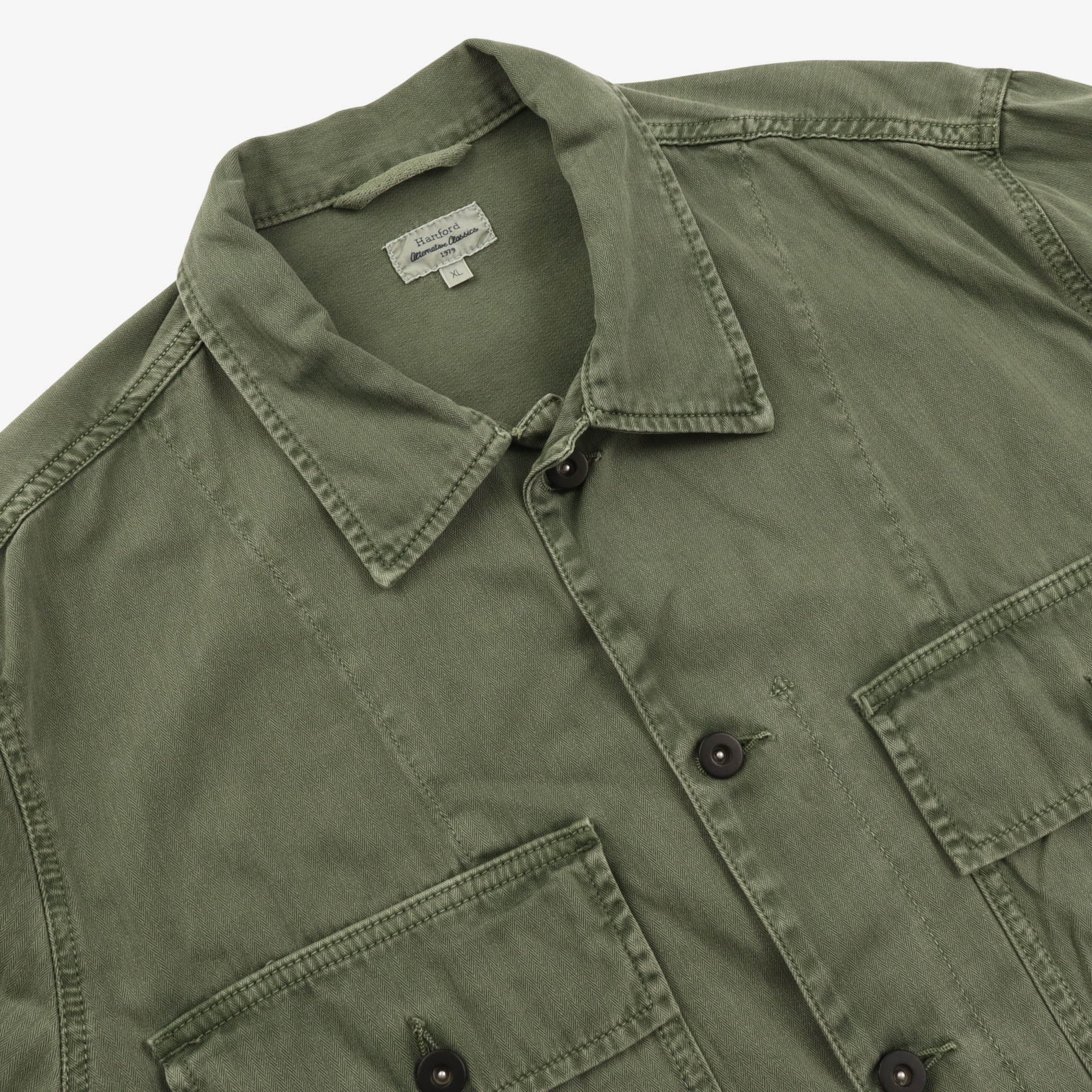 Dar Herringbone Overshirt