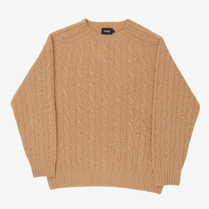 Brushed Shetland Cable Knit Jumper