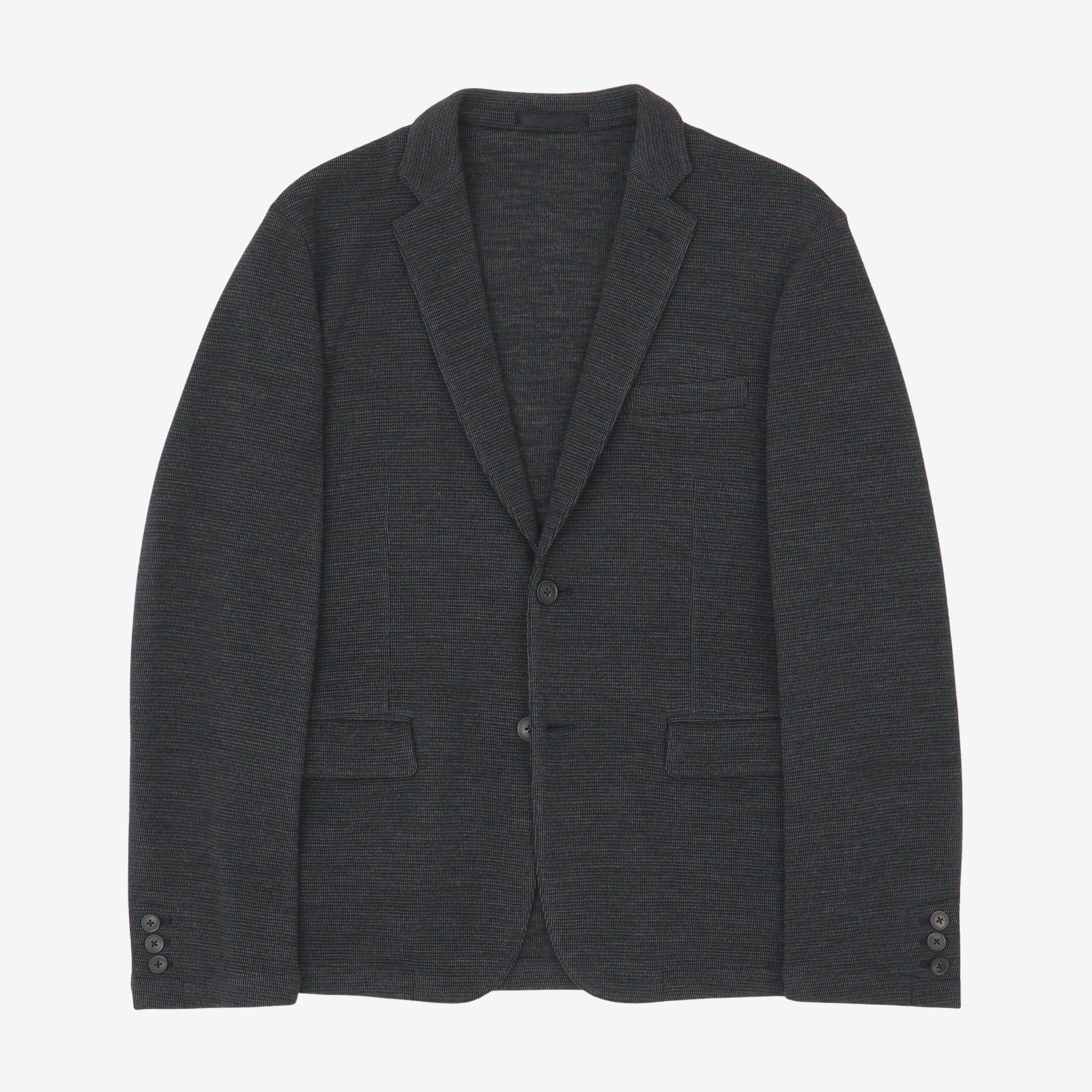 Woven Jersey Blazer