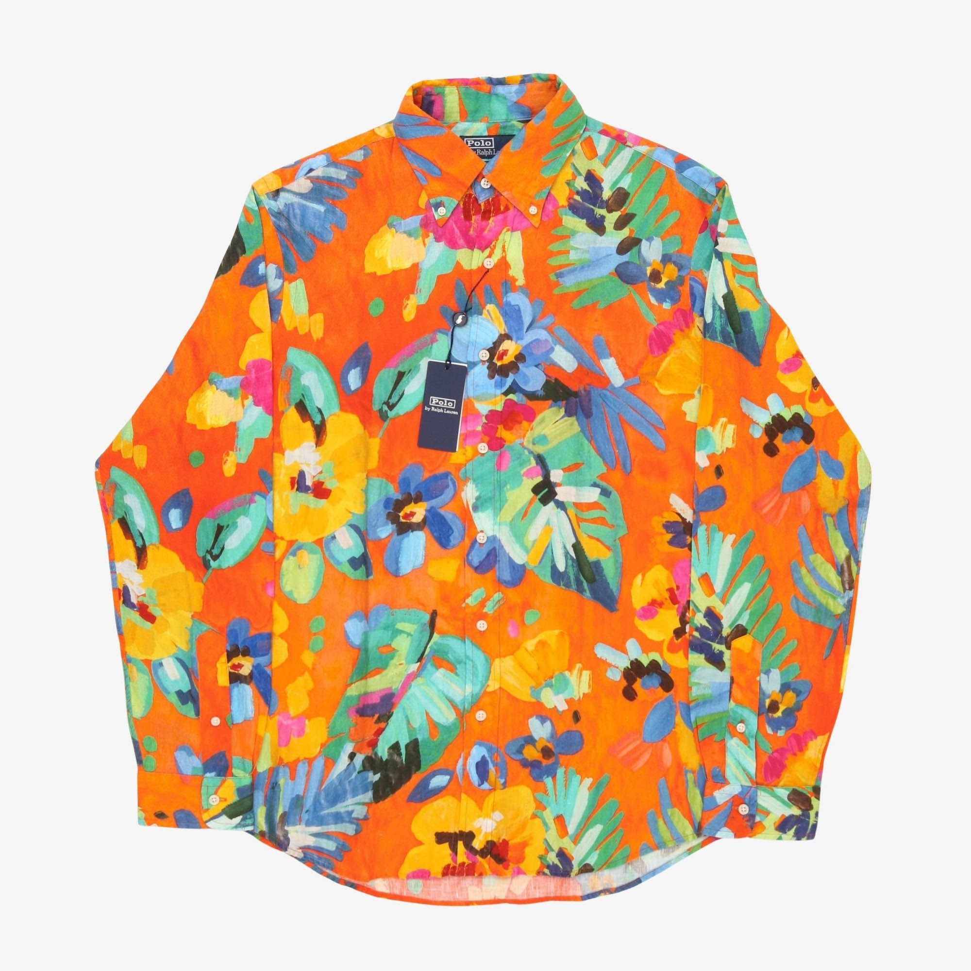 Classic Floral Linen Shirt