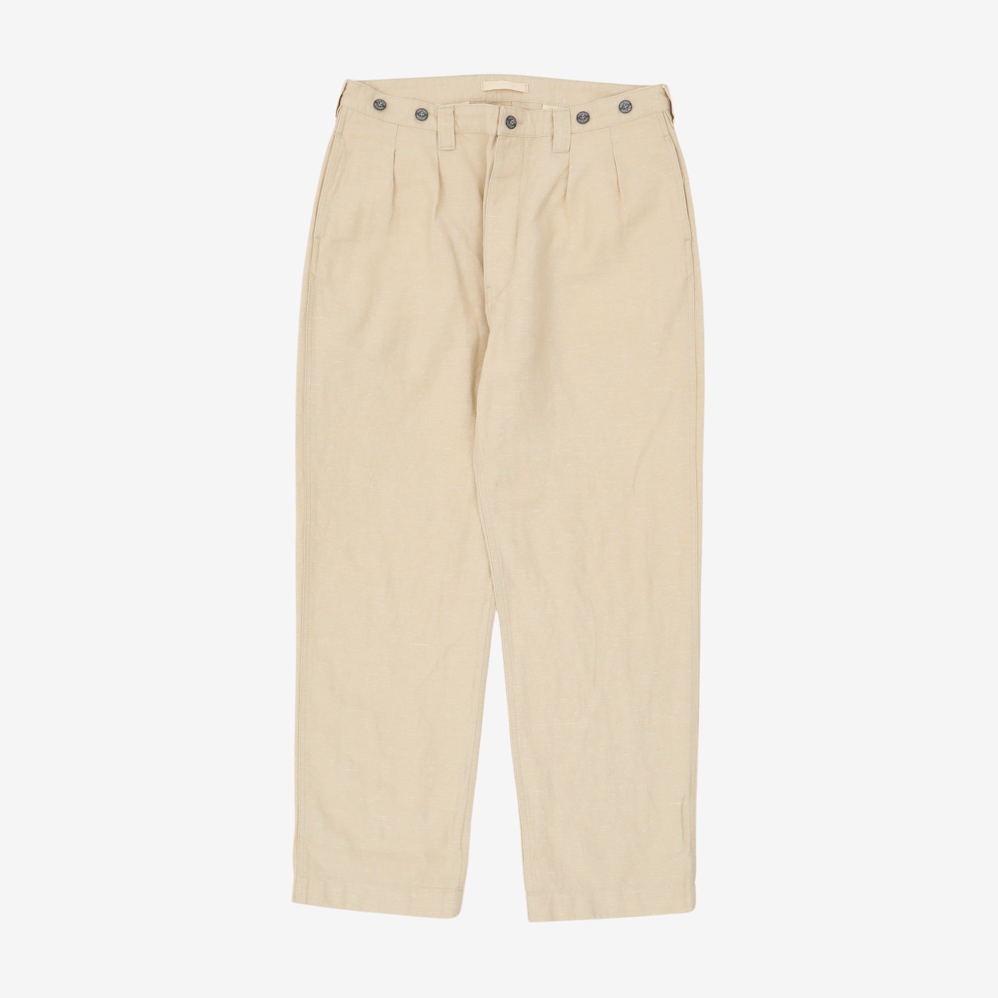 Linen Blend Trousers