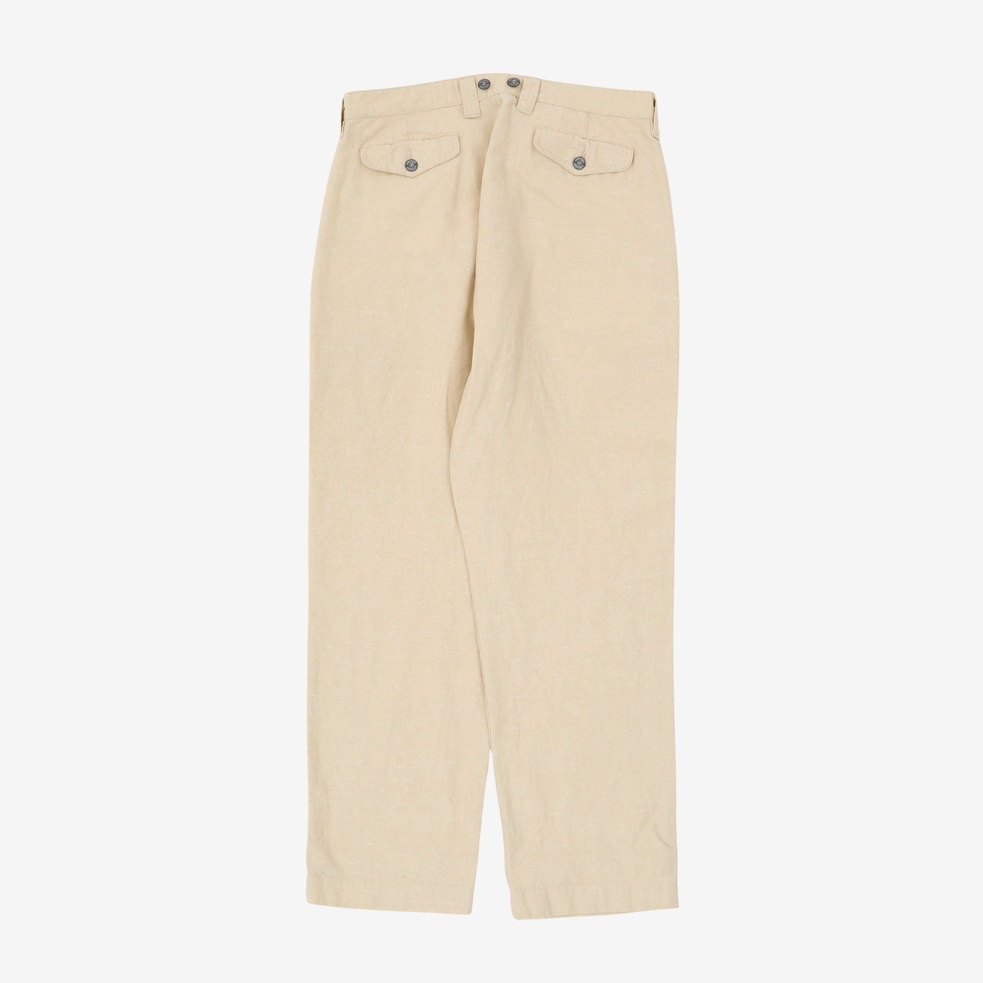 Linen Blend Trousers