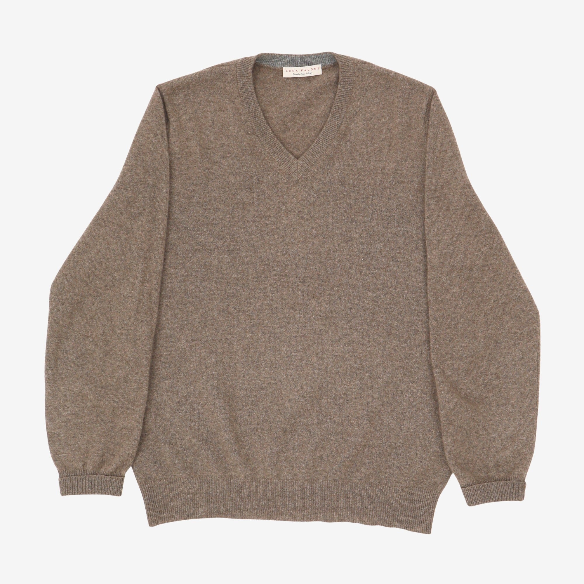 Cashmere 2-Ply V Neck Sweater