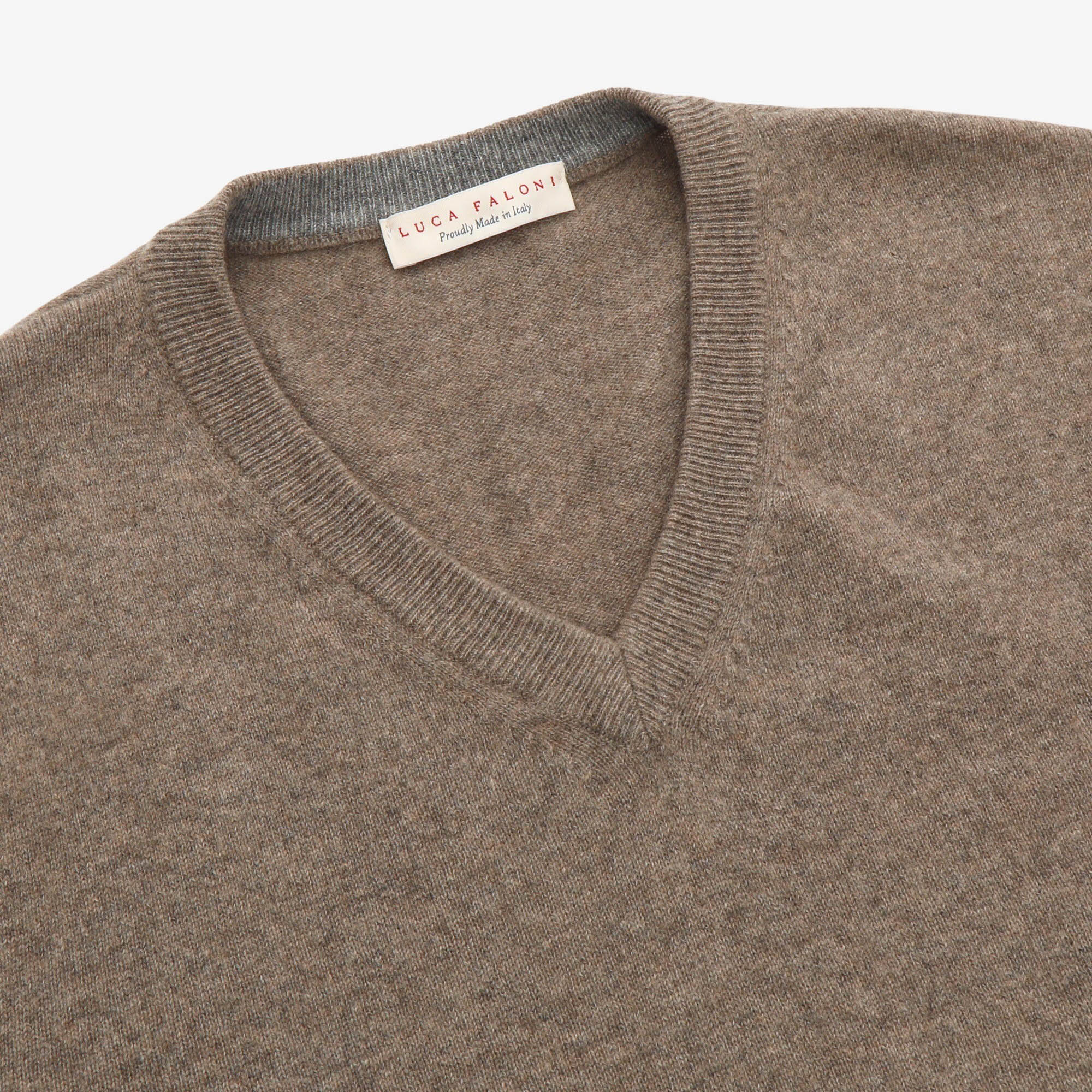 Cashmere 2-Ply V Neck Sweater