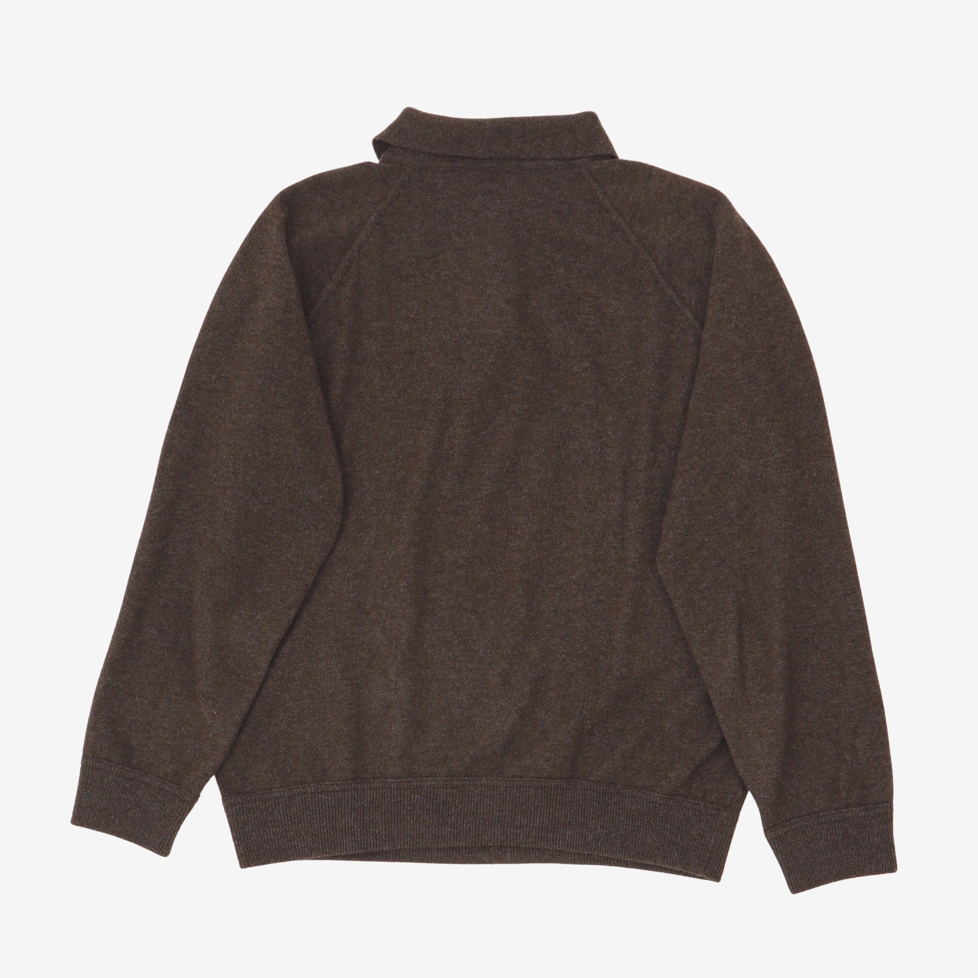 Wool Cashmere Raglan Sleeve Polo