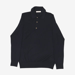 Silk Cashmere Knitted Polo