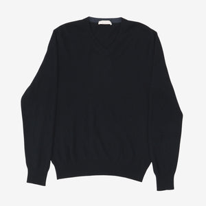 Cashmere 2-Ply V Neck Sweater