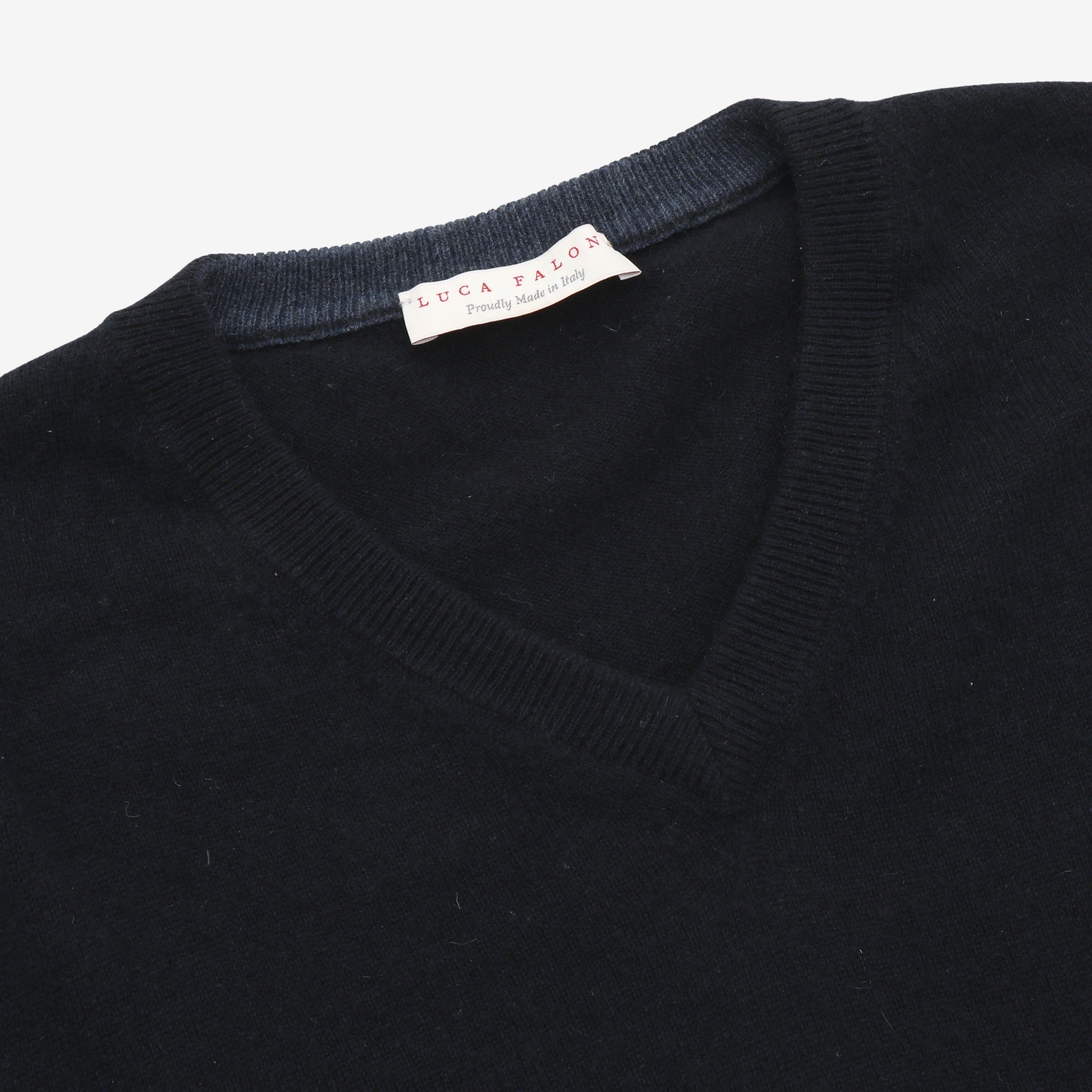 Cashmere 2-Ply V Neck Sweater