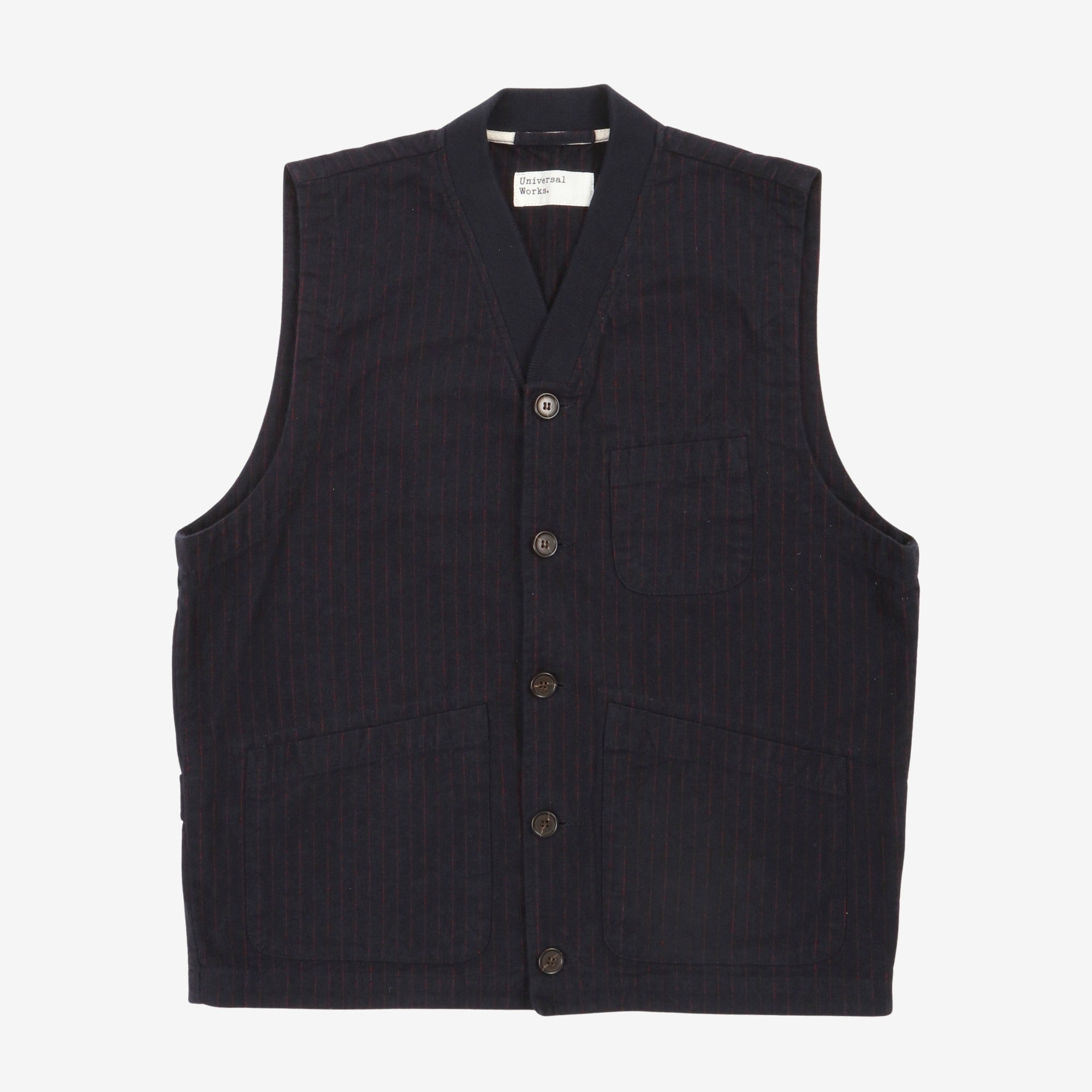 Pinstripe Brixton Waistcoat