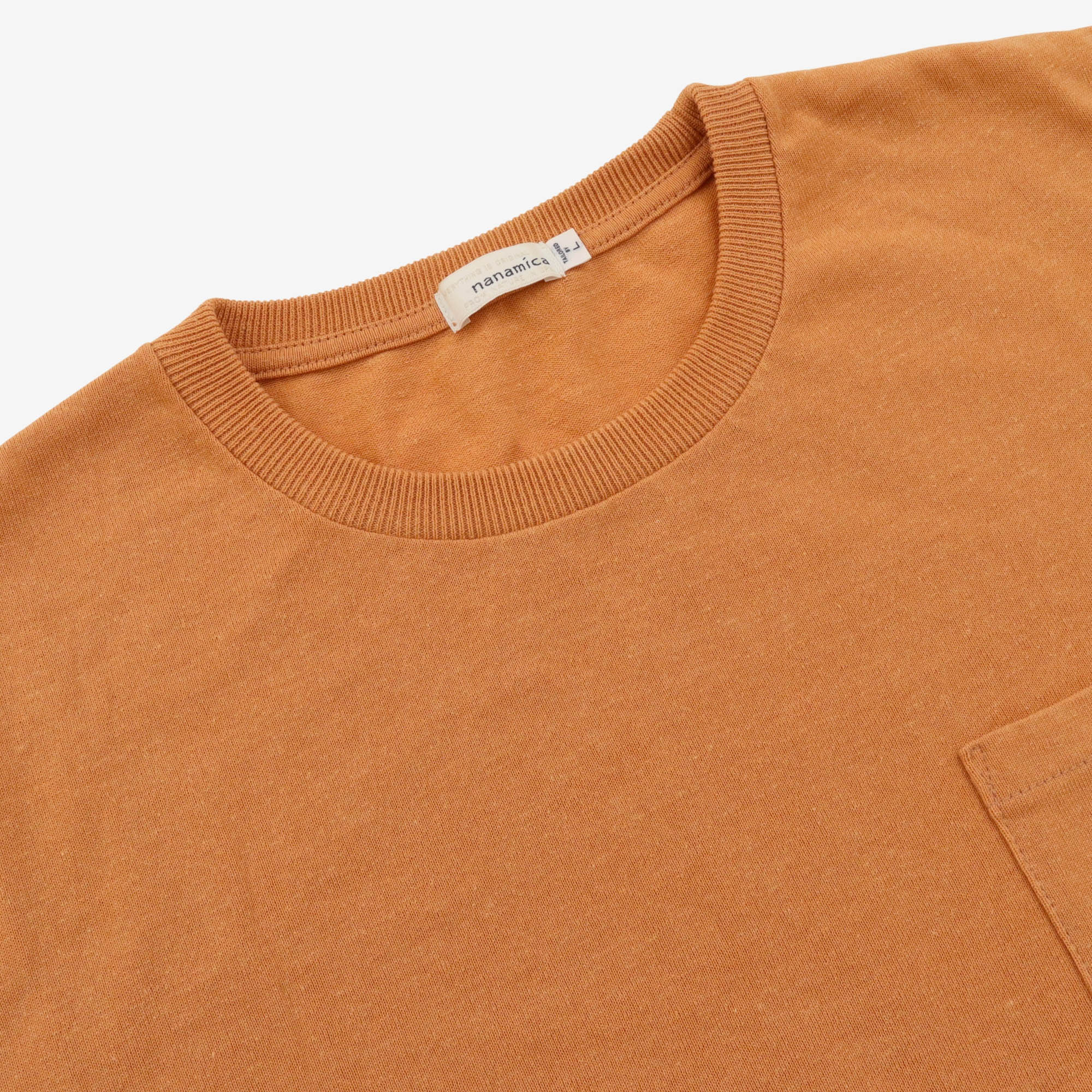 Linen Blend Pocket Tee