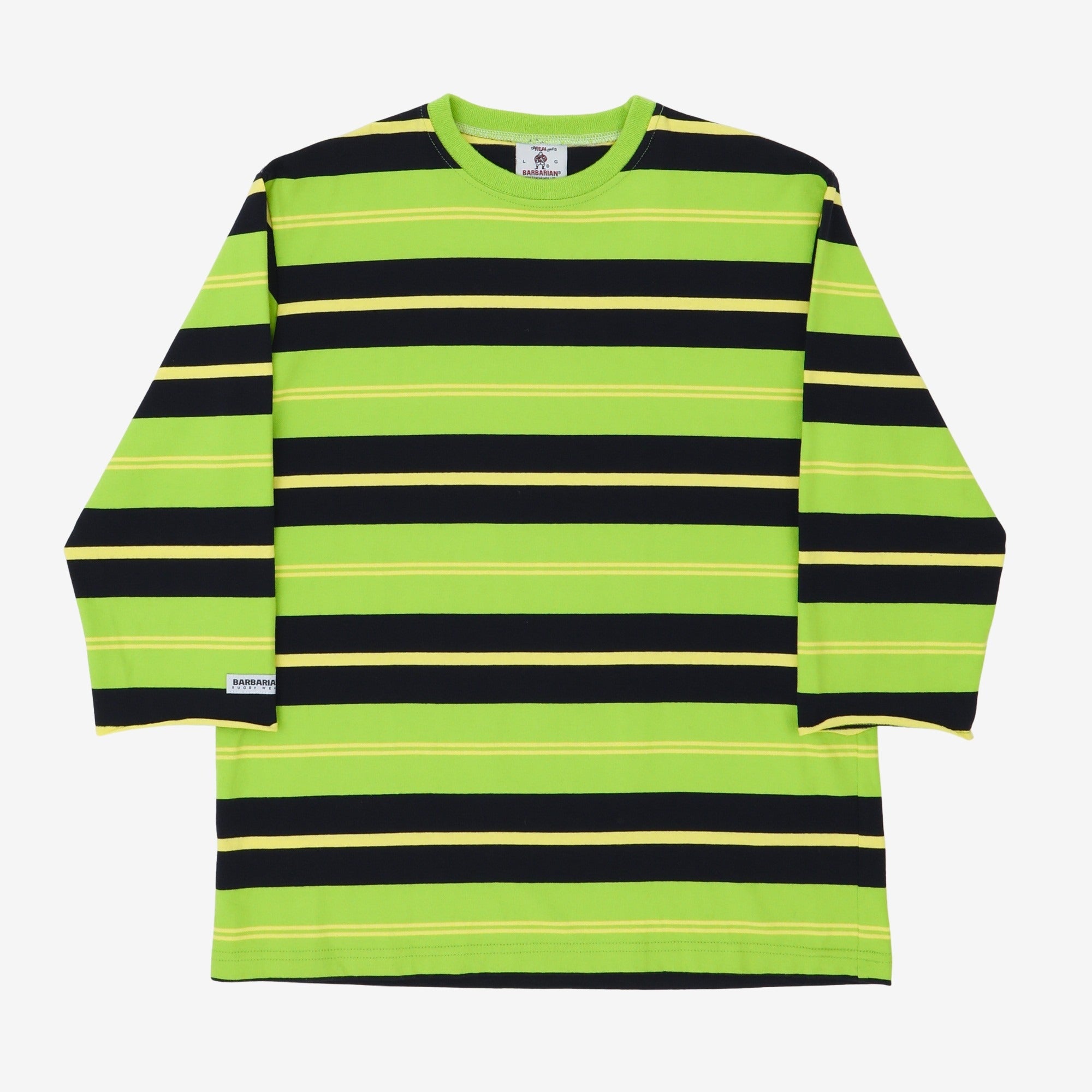 Striped 3/4 Sleeve Tee