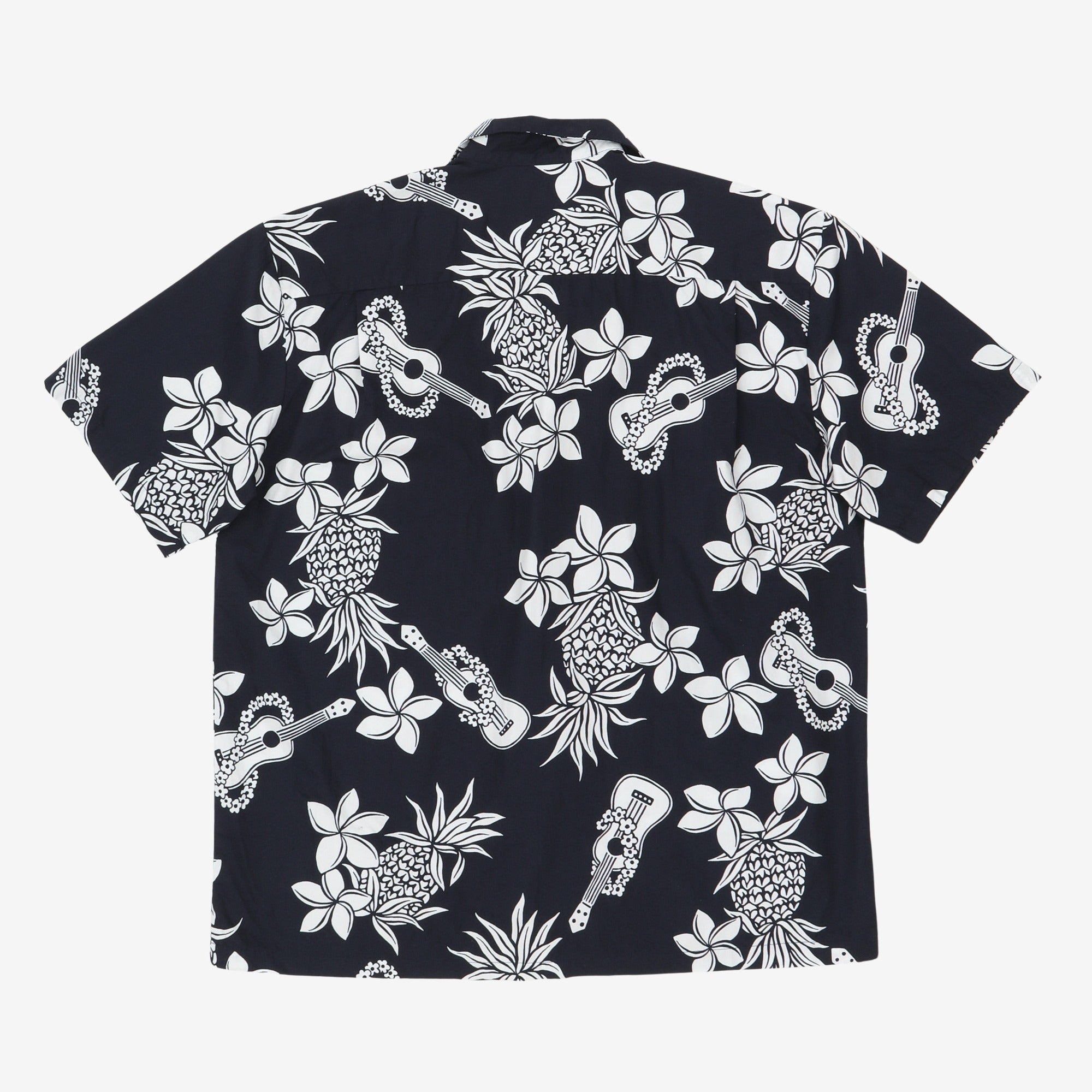 Hawaiian Guitar Print Shirt