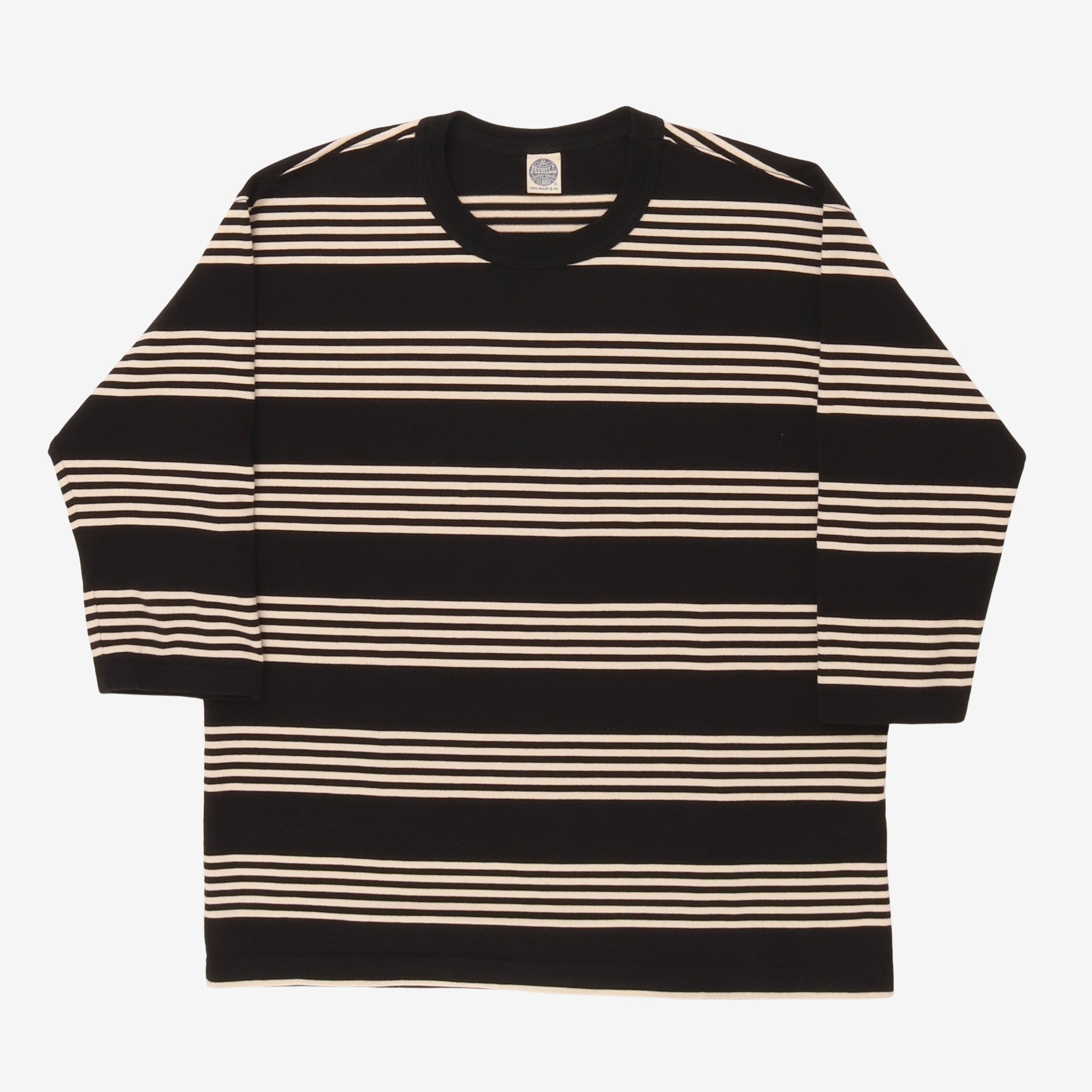 Multi Bordered 3/4 Sleeve Tee