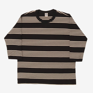 Multi Bordered 3/4 Sleeve Tee