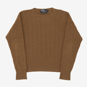 Cable Knit Cashmere Sweater