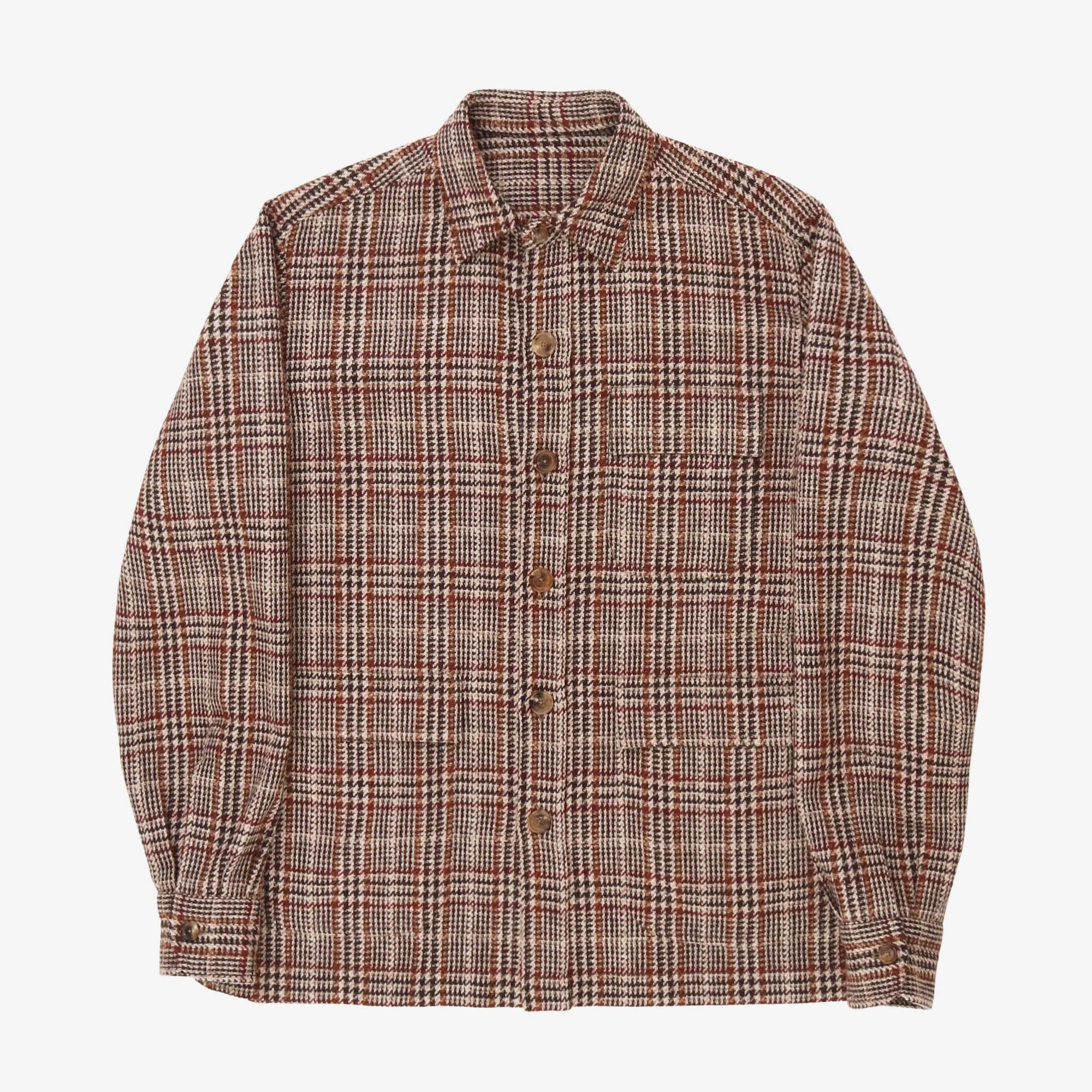 Tweed Shirt Pocket Sports Jacket