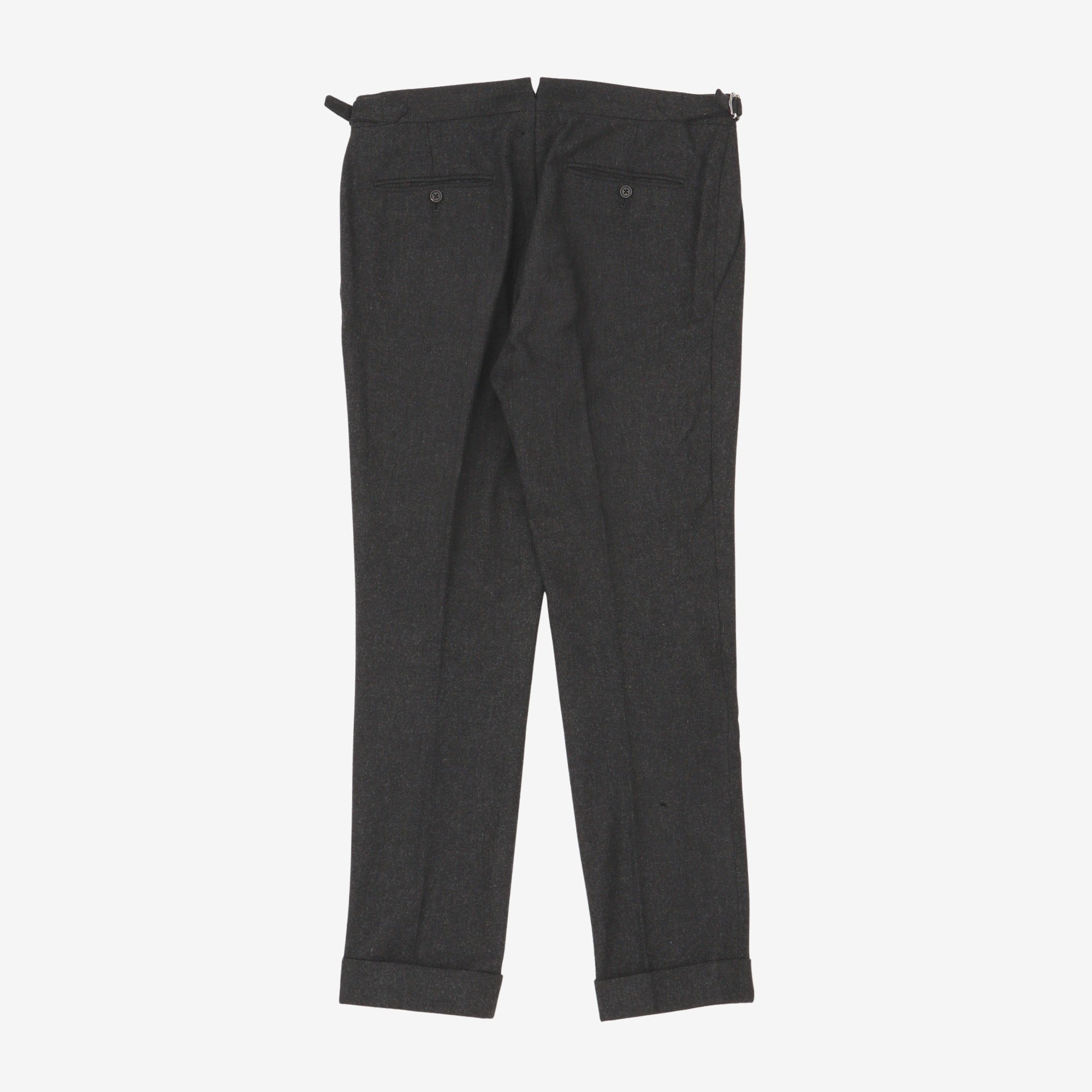 Pleated Wool Trousers