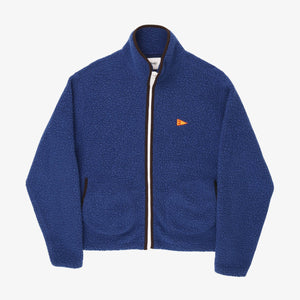 Boucle Wool Zip Fleece Jacket