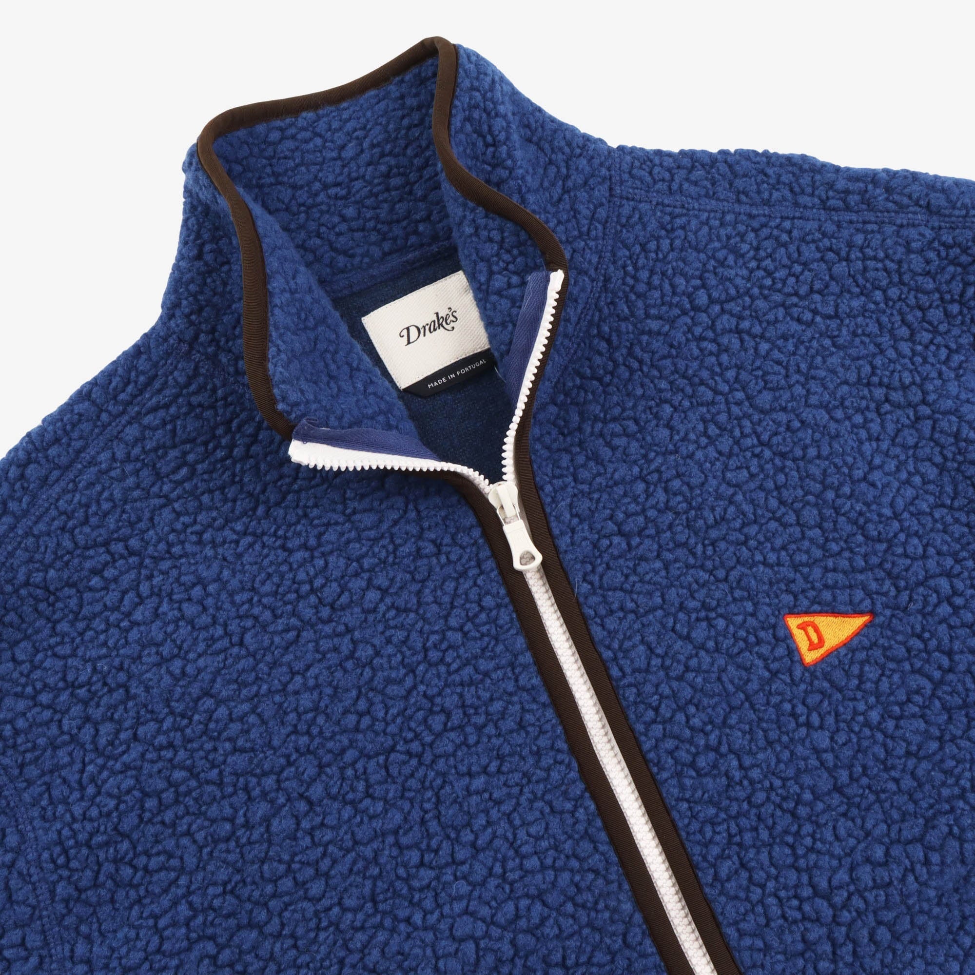 Boucle Wool Zip Fleece Jacket