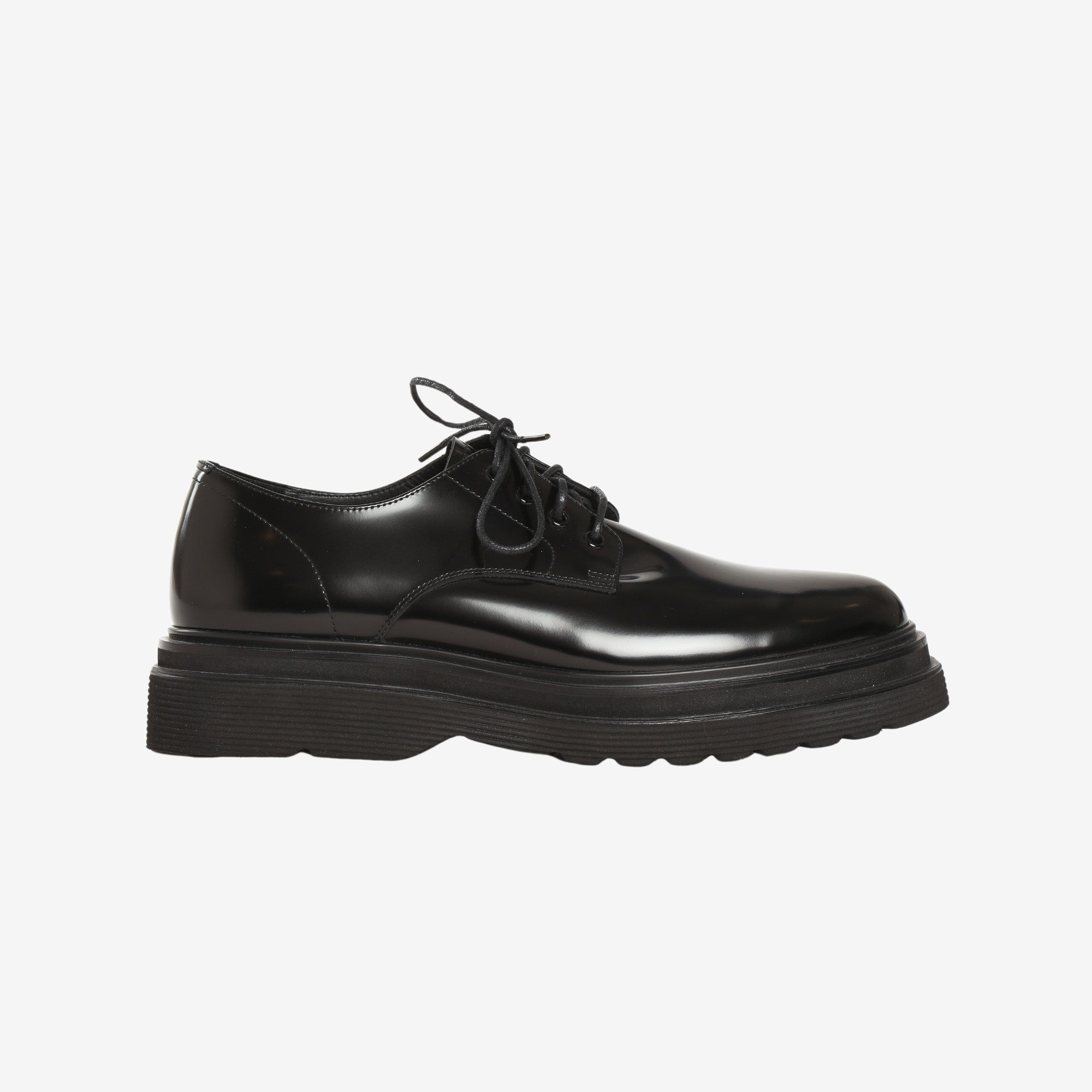 Leather Platform Derby