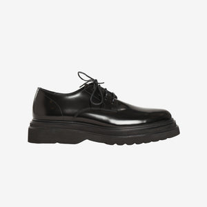 Leather Platform Derby