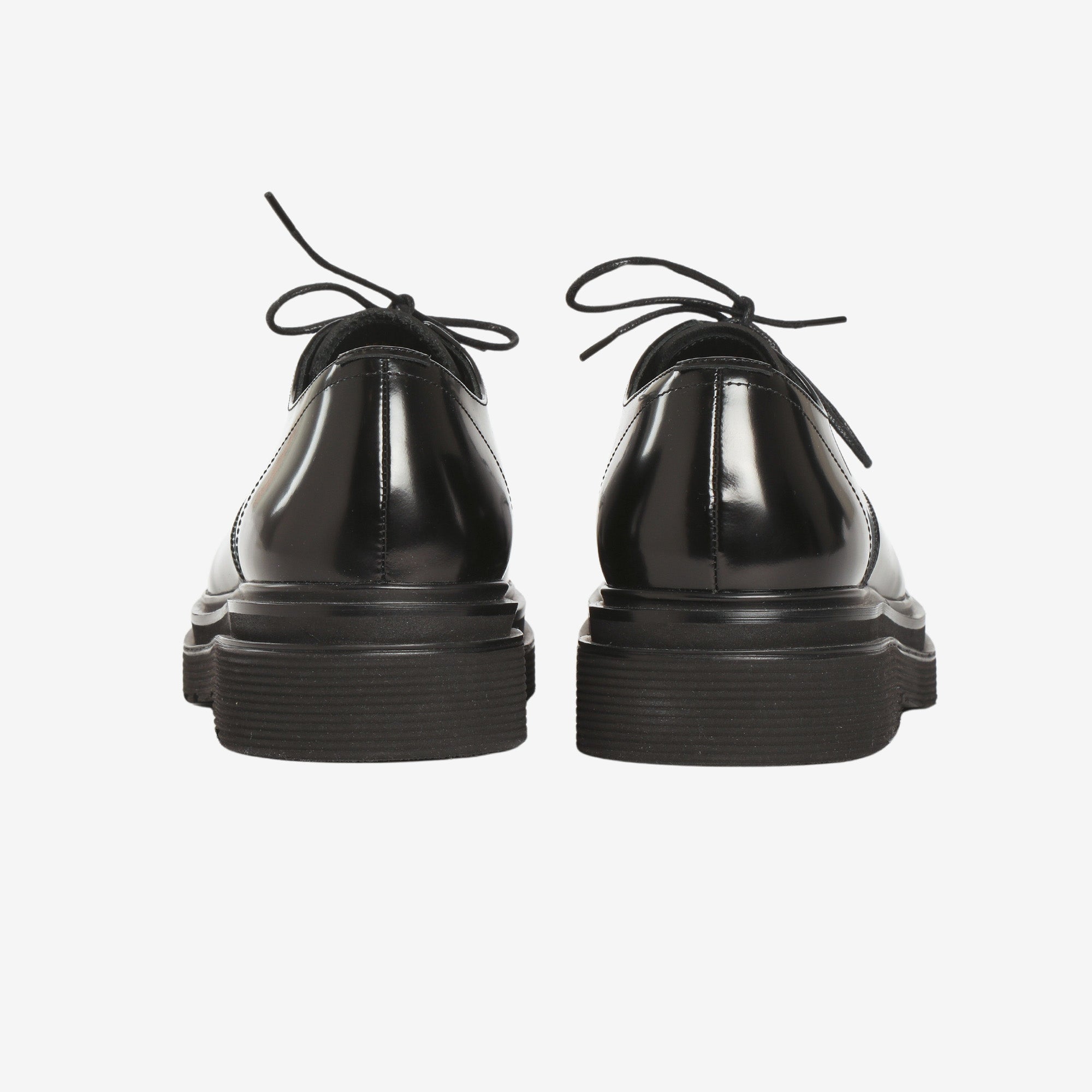 Leather Platform Derby