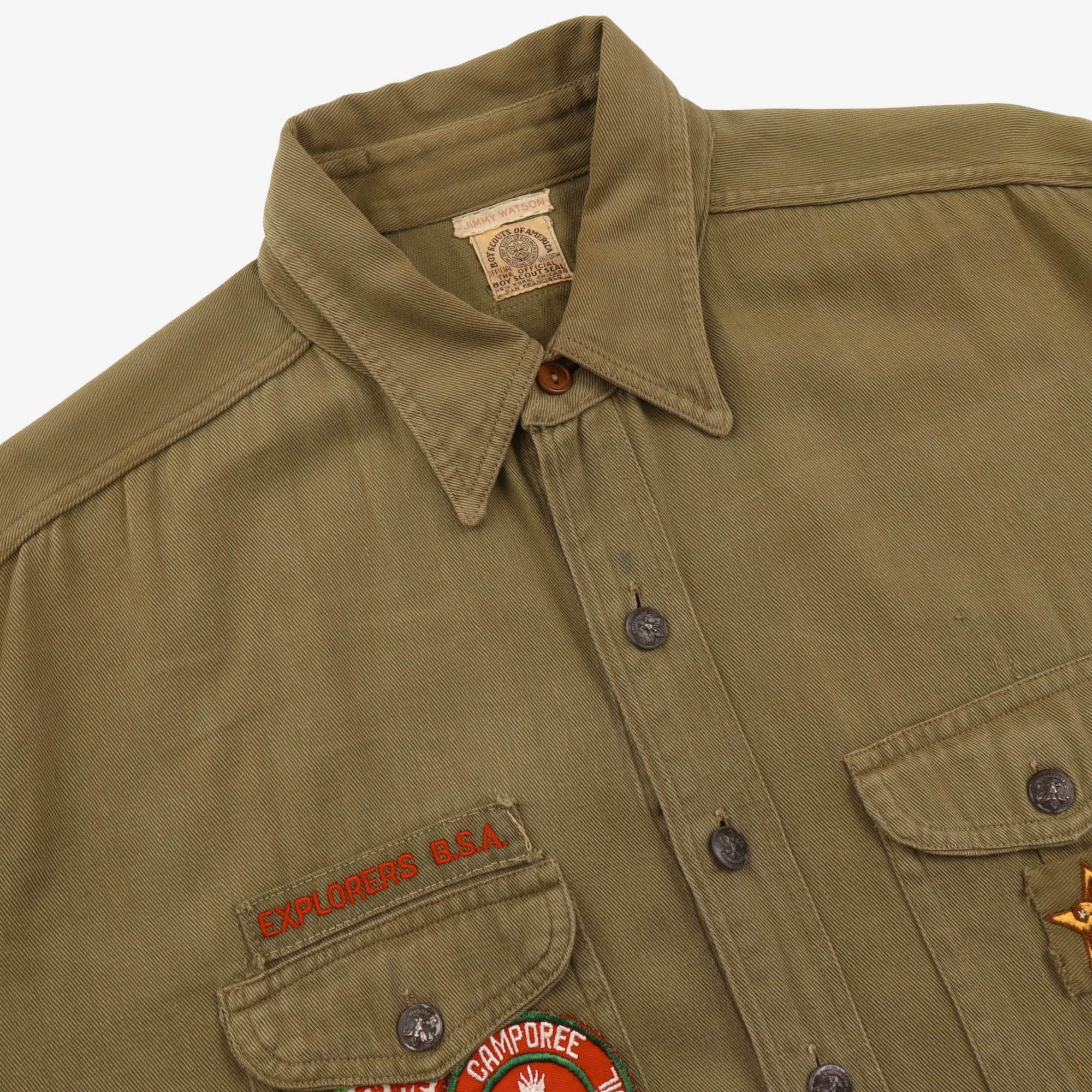 1940s Boys Scout Uniform Shirt