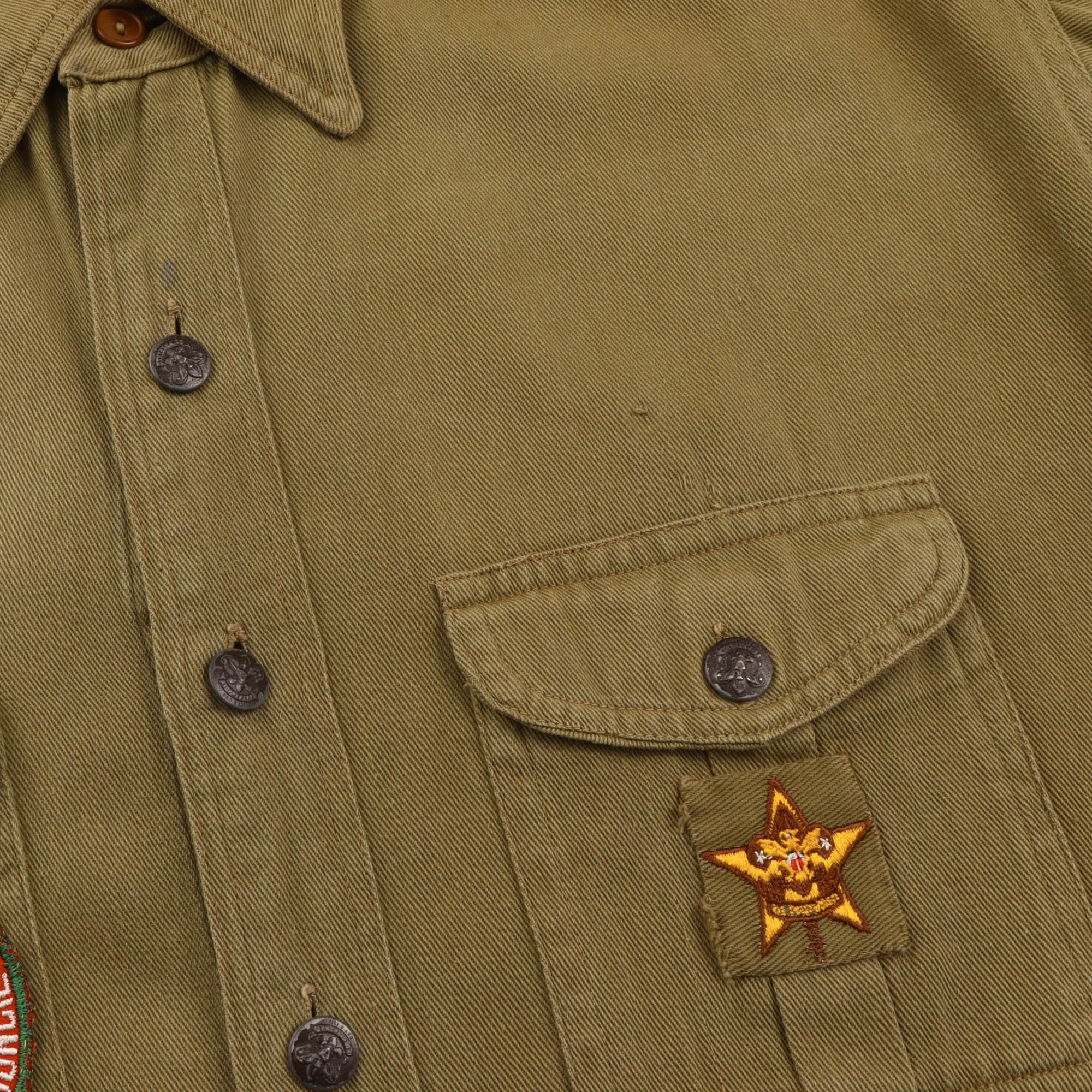 1940s Boys Scout Uniform Shirt