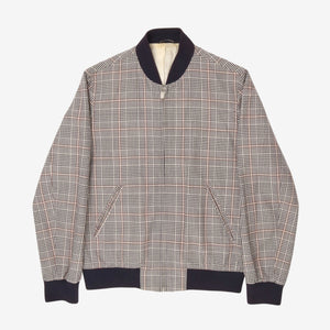 Check Bomber Jacket