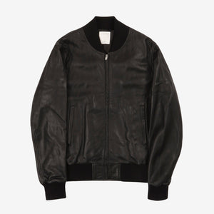 Leather Bomber Jacket