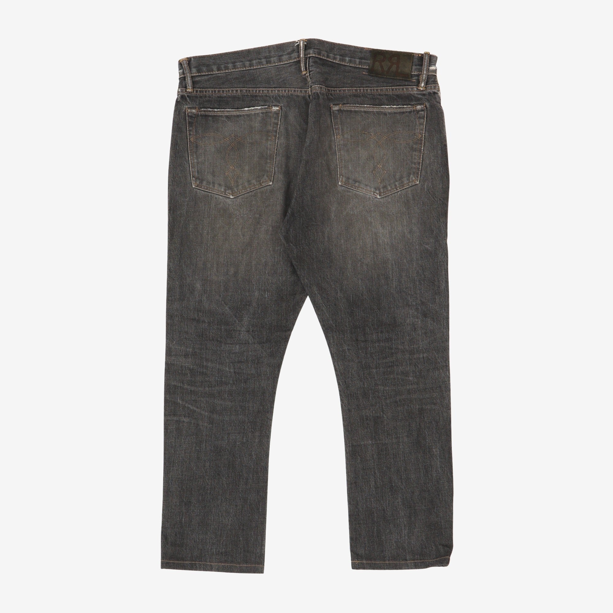 Distressed Selvedge Denim (38W x 26L)